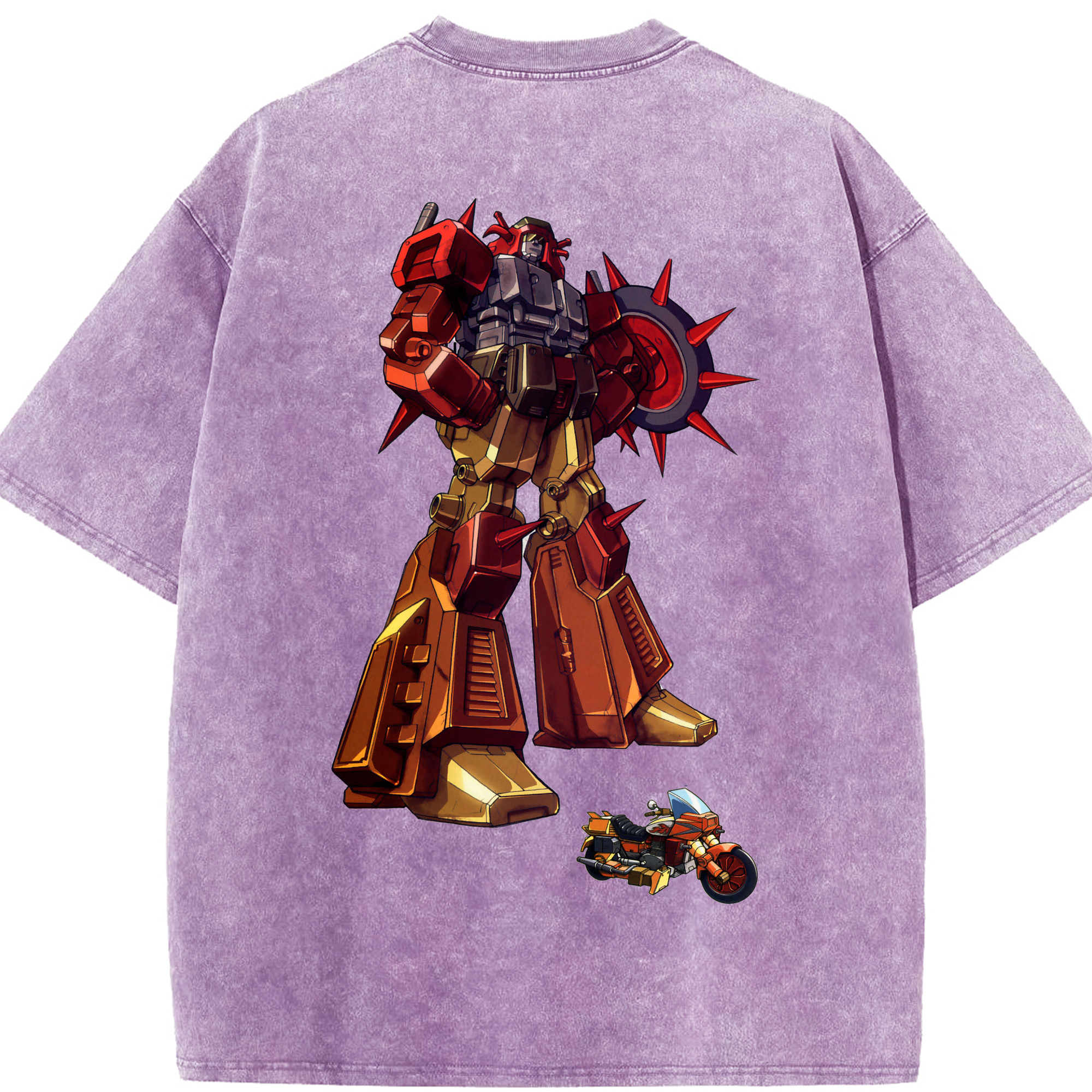 （画像用）  綿100% ヴィンテージ風 半袖Tシャツ（背面プリント）