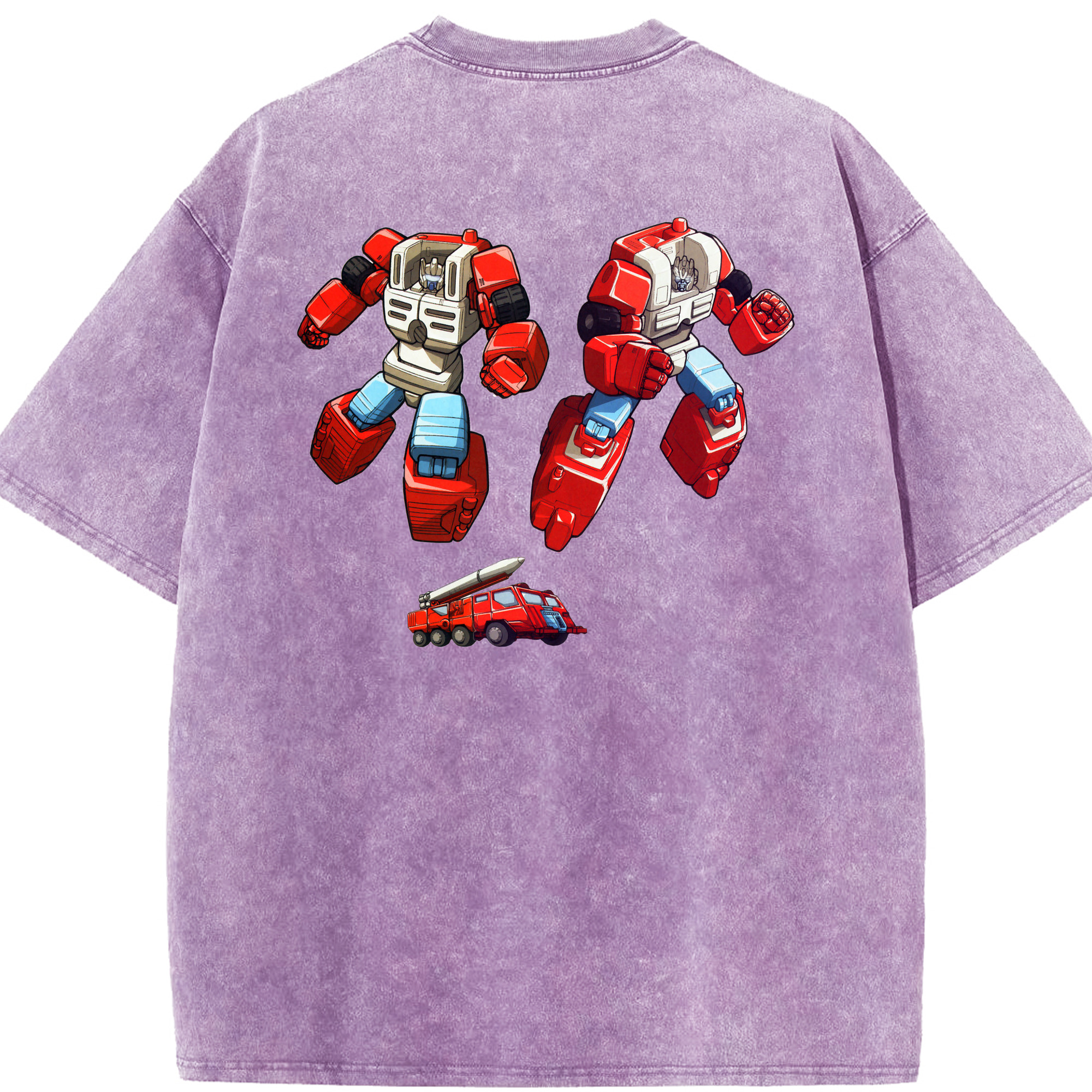 （画像用）  綿100% ヴィンテージ風 半袖Tシャツ（背面プリント）