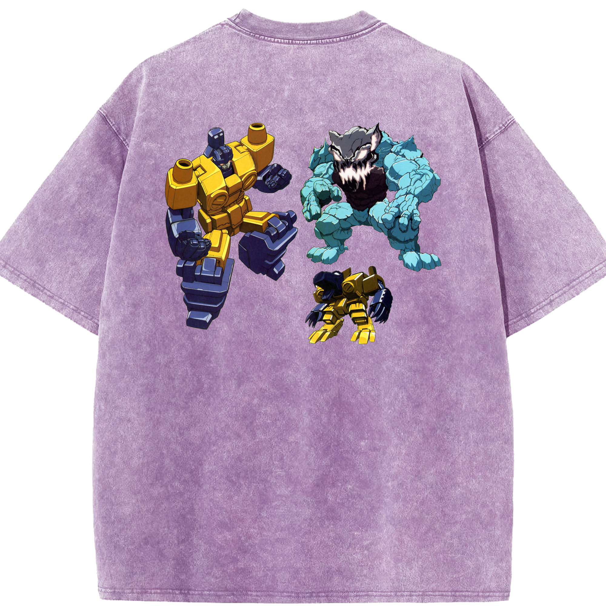 （画像用）  綿100% ヴィンテージ風 半袖Tシャツ（背面プリント）