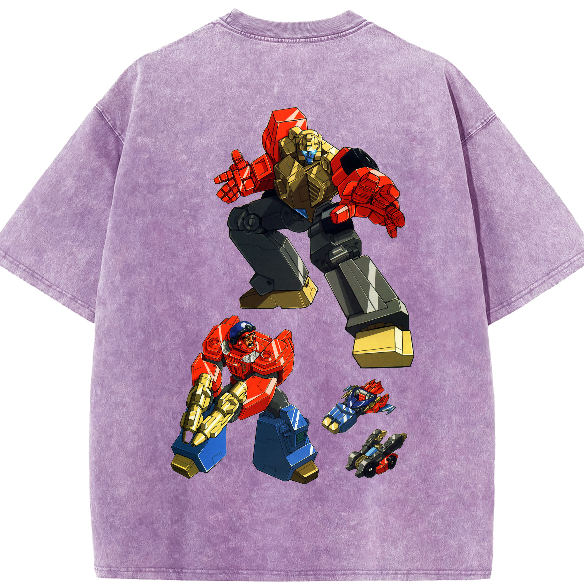 （画像用）  綿100% ヴィンテージ風 半袖Tシャツ（背面プリント）
