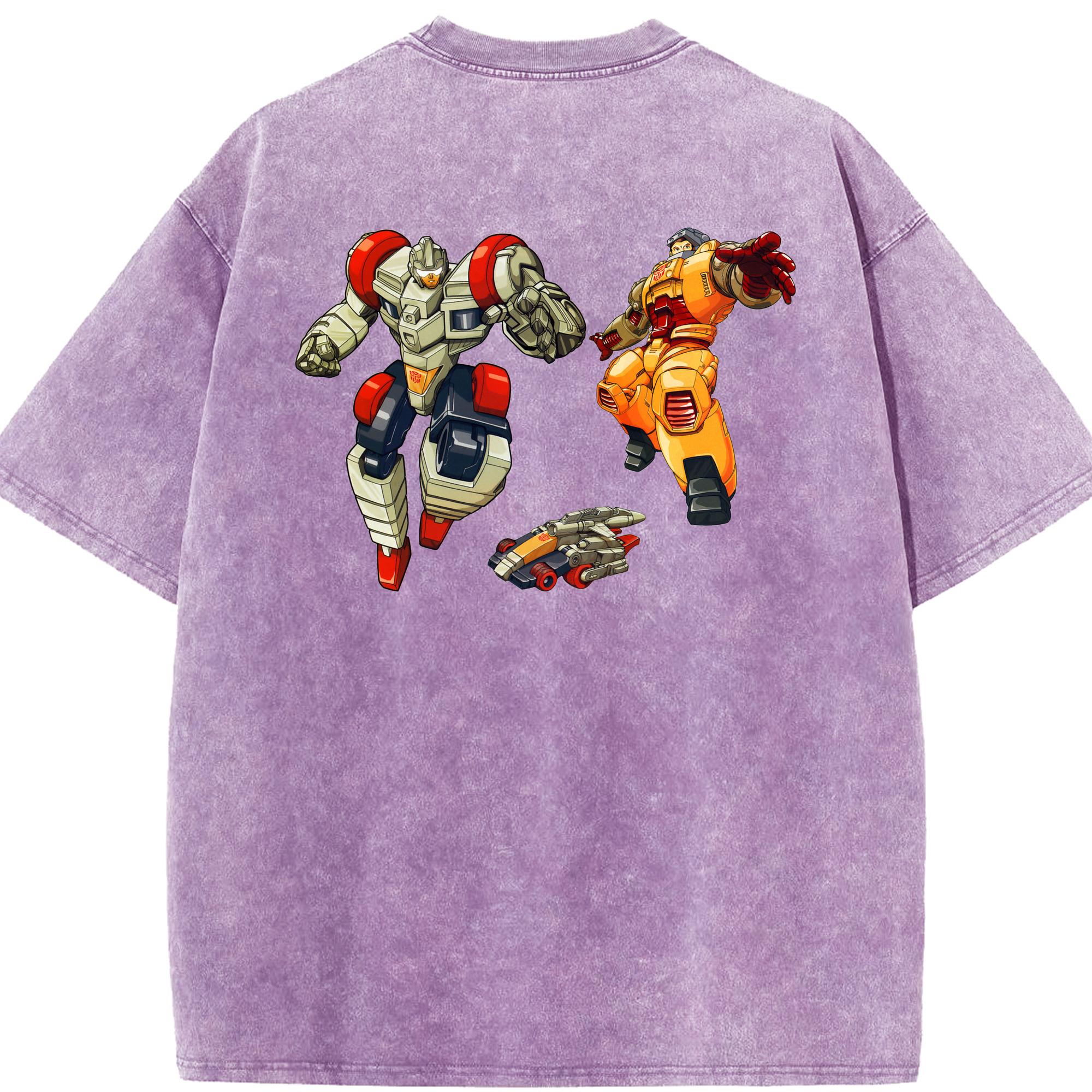 （画像用）  綿100% ヴィンテージ風 半袖Tシャツ（背面プリント）