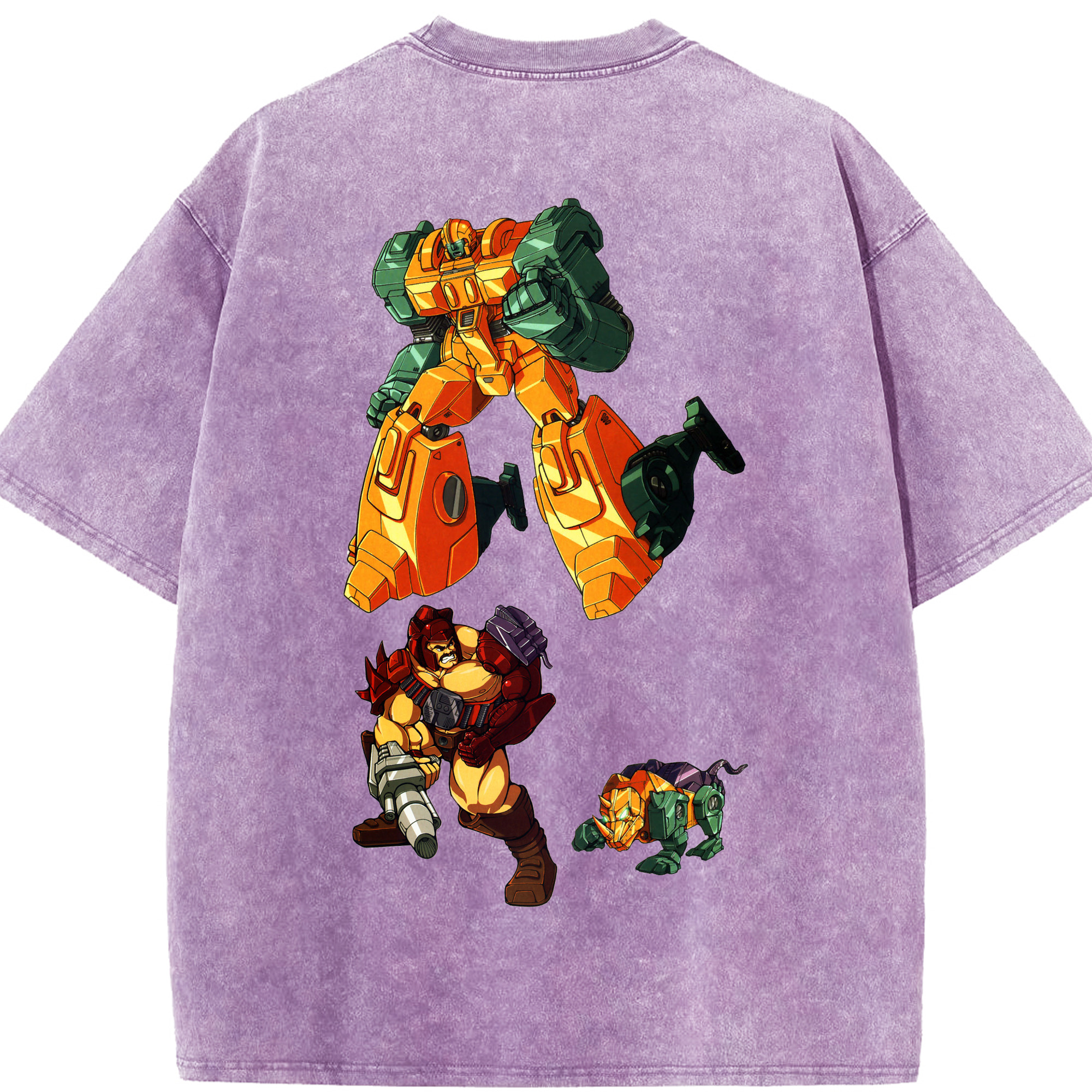 （画像用）  綿100% ヴィンテージ風 半袖Tシャツ（背面プリント）