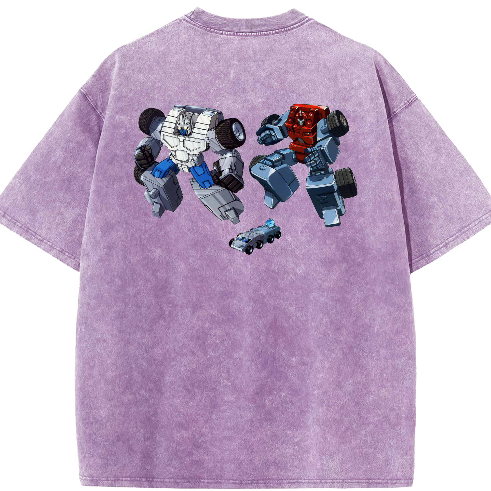 （画像用）  綿100% ヴィンテージ風 半袖Tシャツ（背面プリント）
