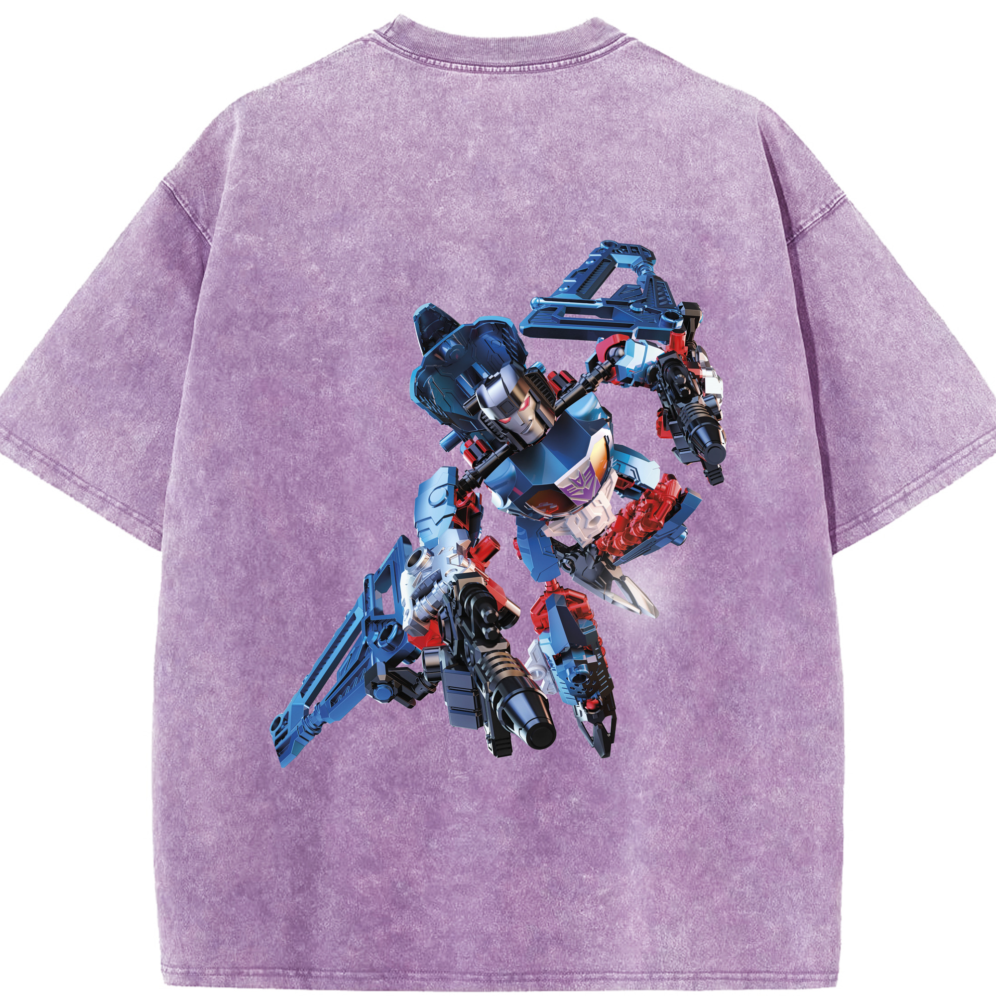 （画像用）  綿100% ヴィンテージ風 半袖Tシャツ（背面プリント）