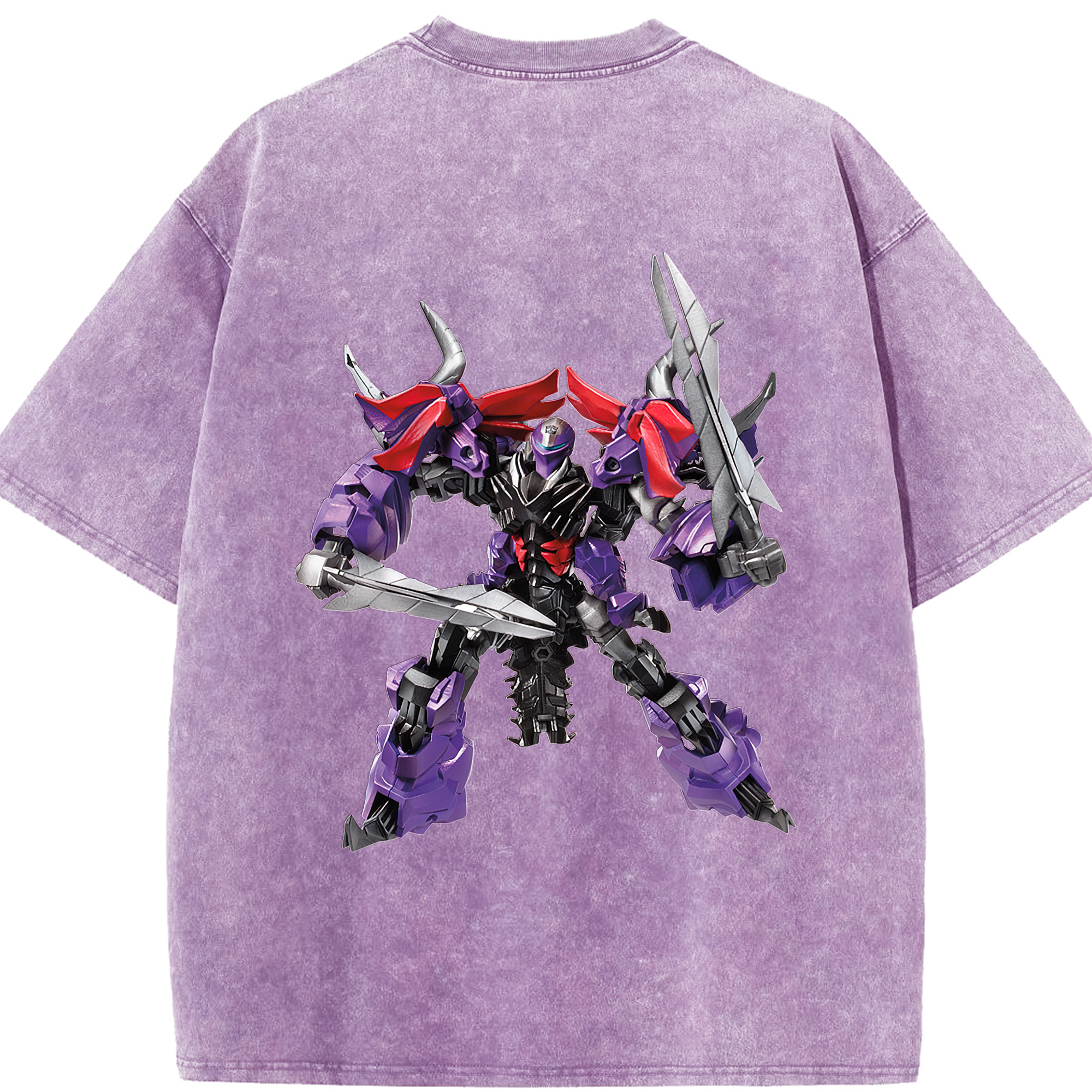 （画像用）  綿100% ヴィンテージ風 半袖Tシャツ（背面プリント）