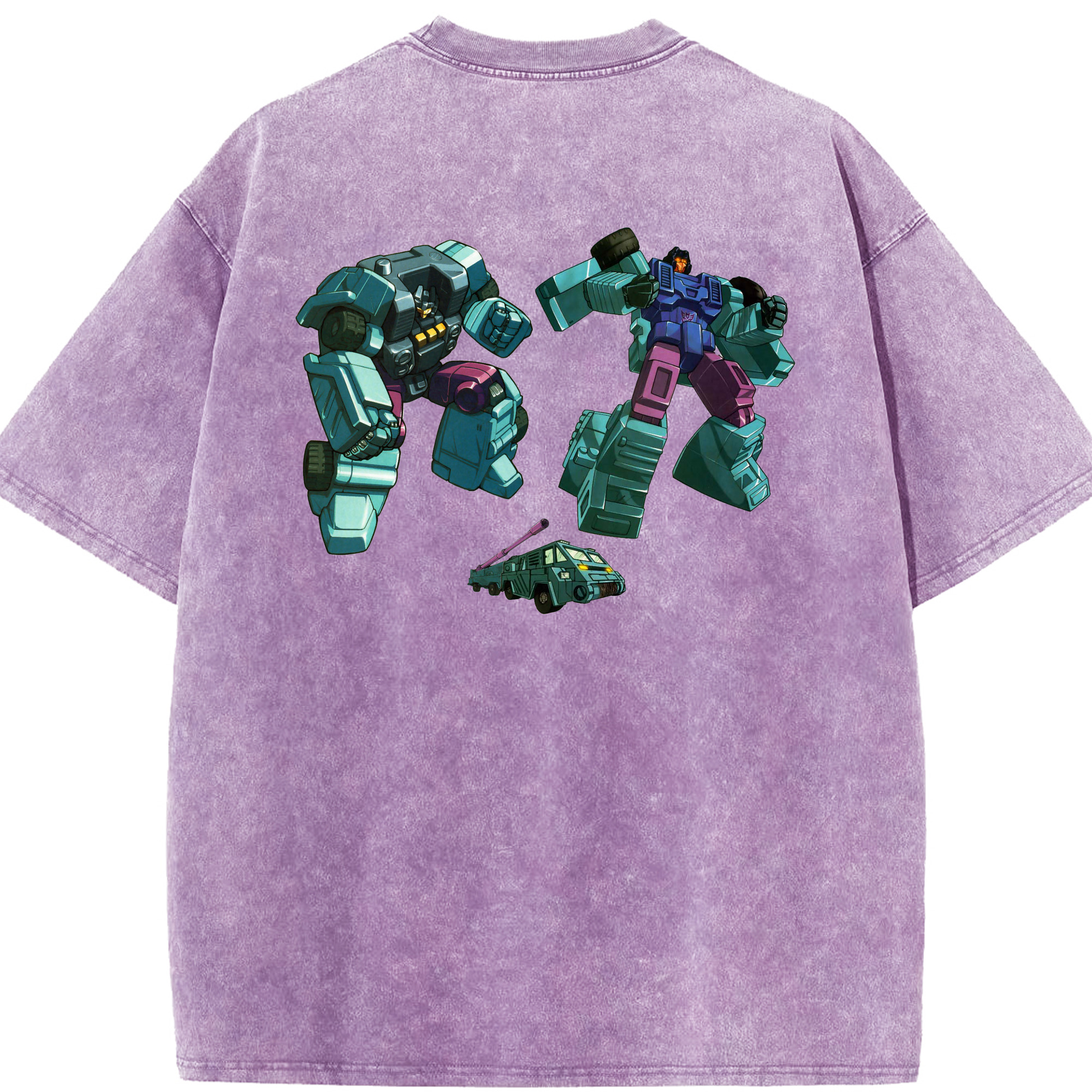 （画像用）  綿100% ヴィンテージ風 半袖Tシャツ（背面プリント）