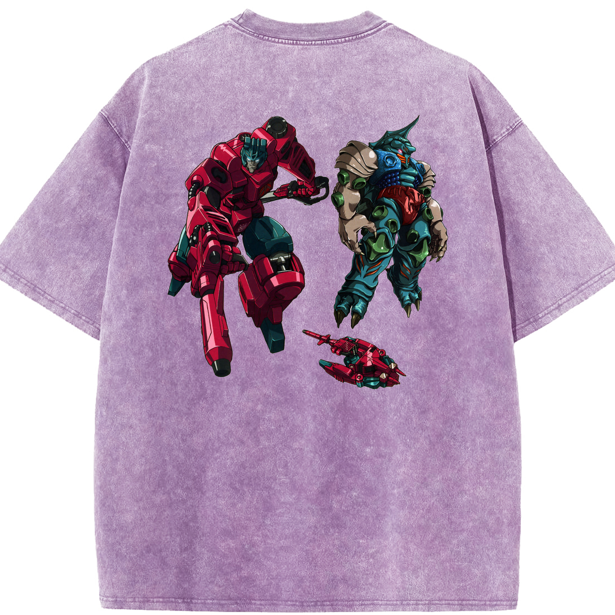 （画像用）  綿100% ヴィンテージ風 半袖Tシャツ（背面プリント）