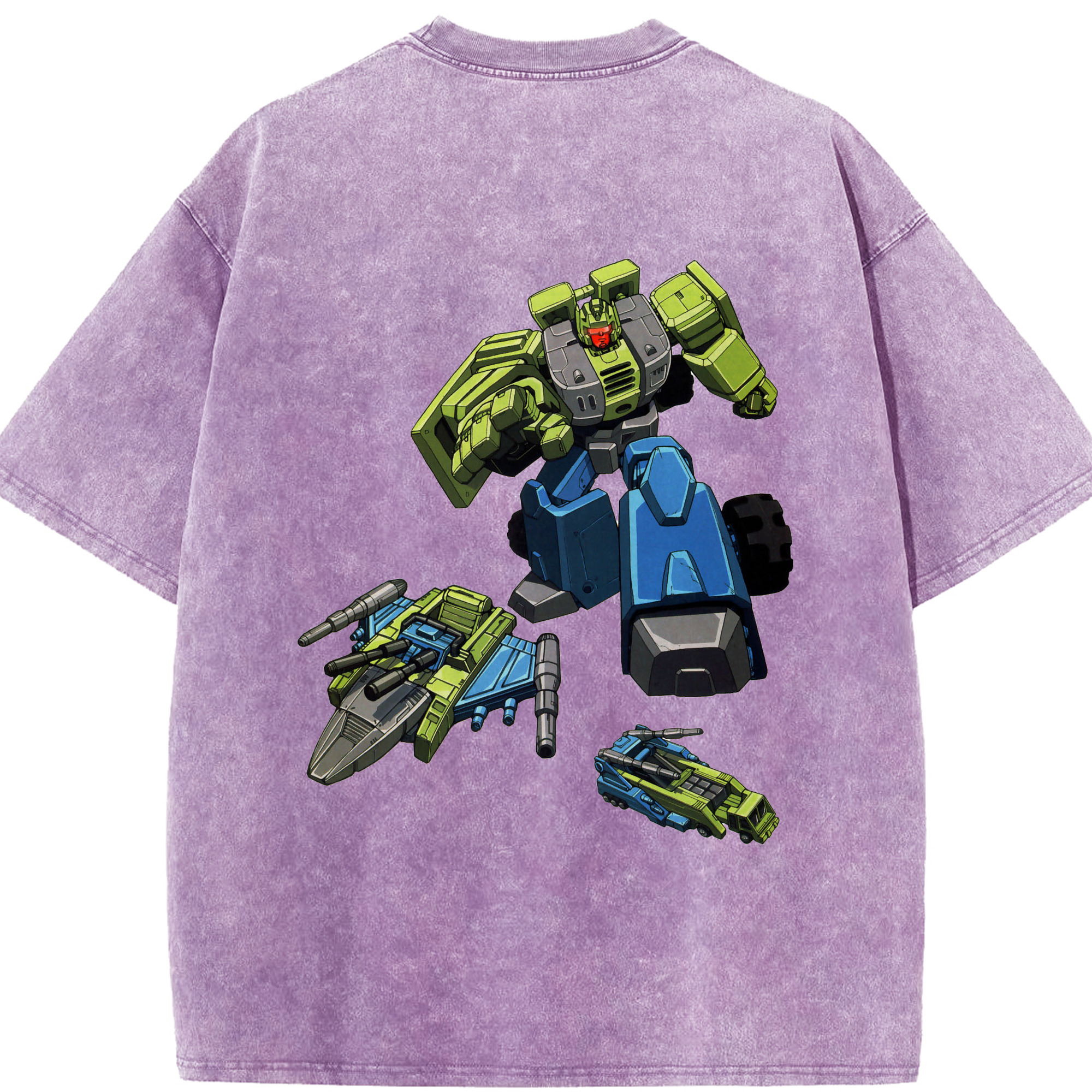（画像用）  綿100% ヴィンテージ風 半袖Tシャツ（背面プリント）