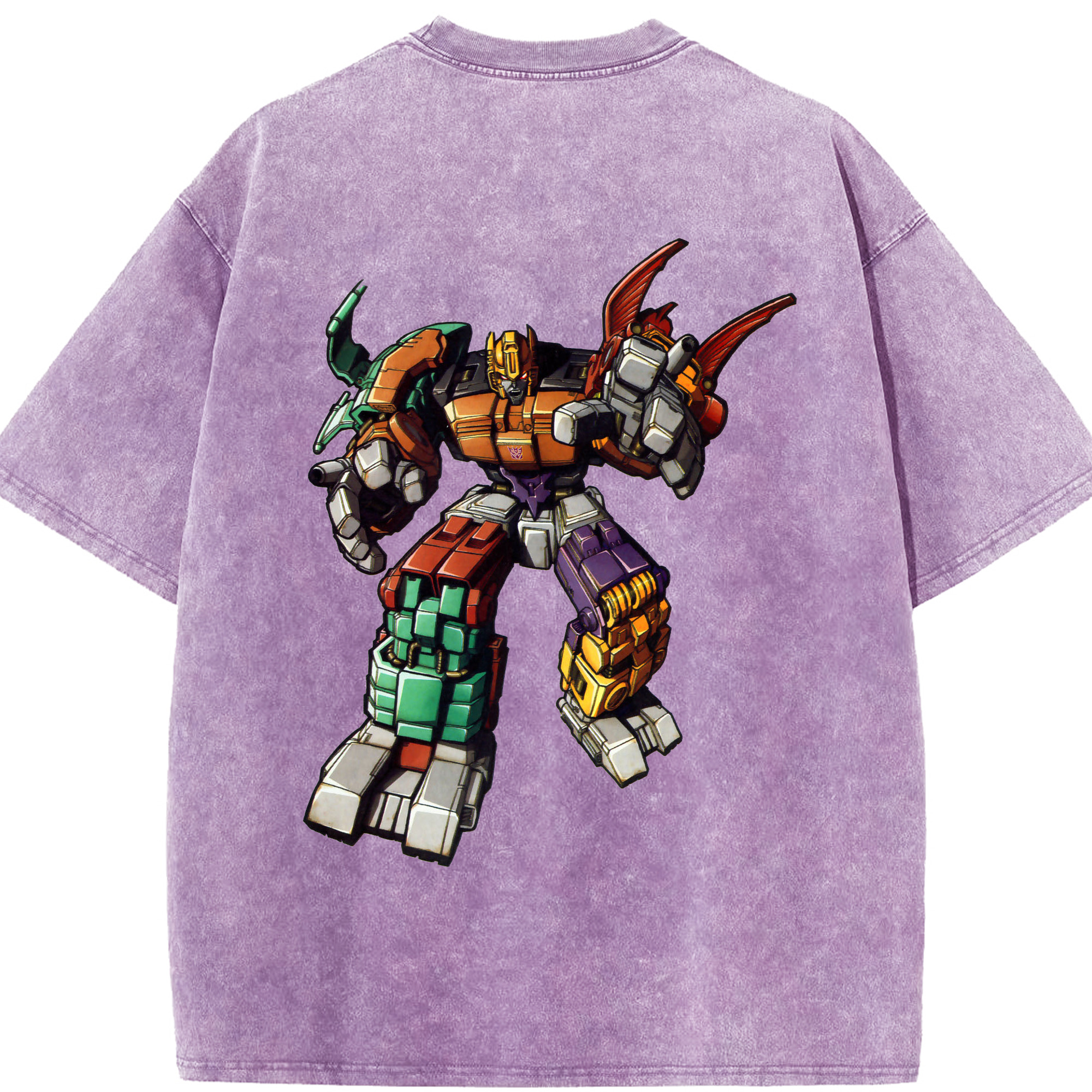 （画像用）  綿100% ヴィンテージ風 半袖Tシャツ（背面プリント）