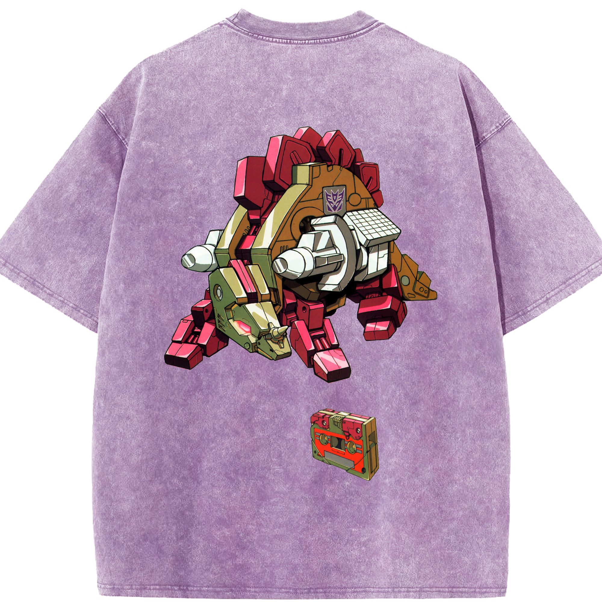 （画像用）  綿100% ヴィンテージ風 半袖Tシャツ（背面プリント）