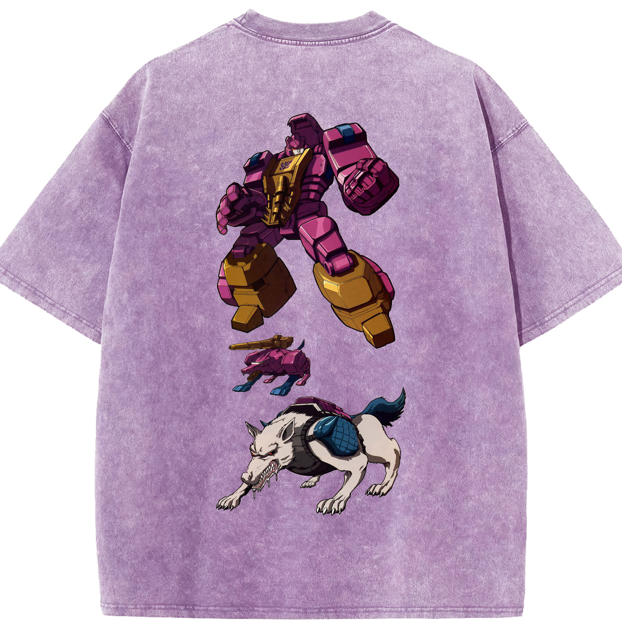 （画像用）  綿100% ヴィンテージ風 半袖Tシャツ（背面プリント）