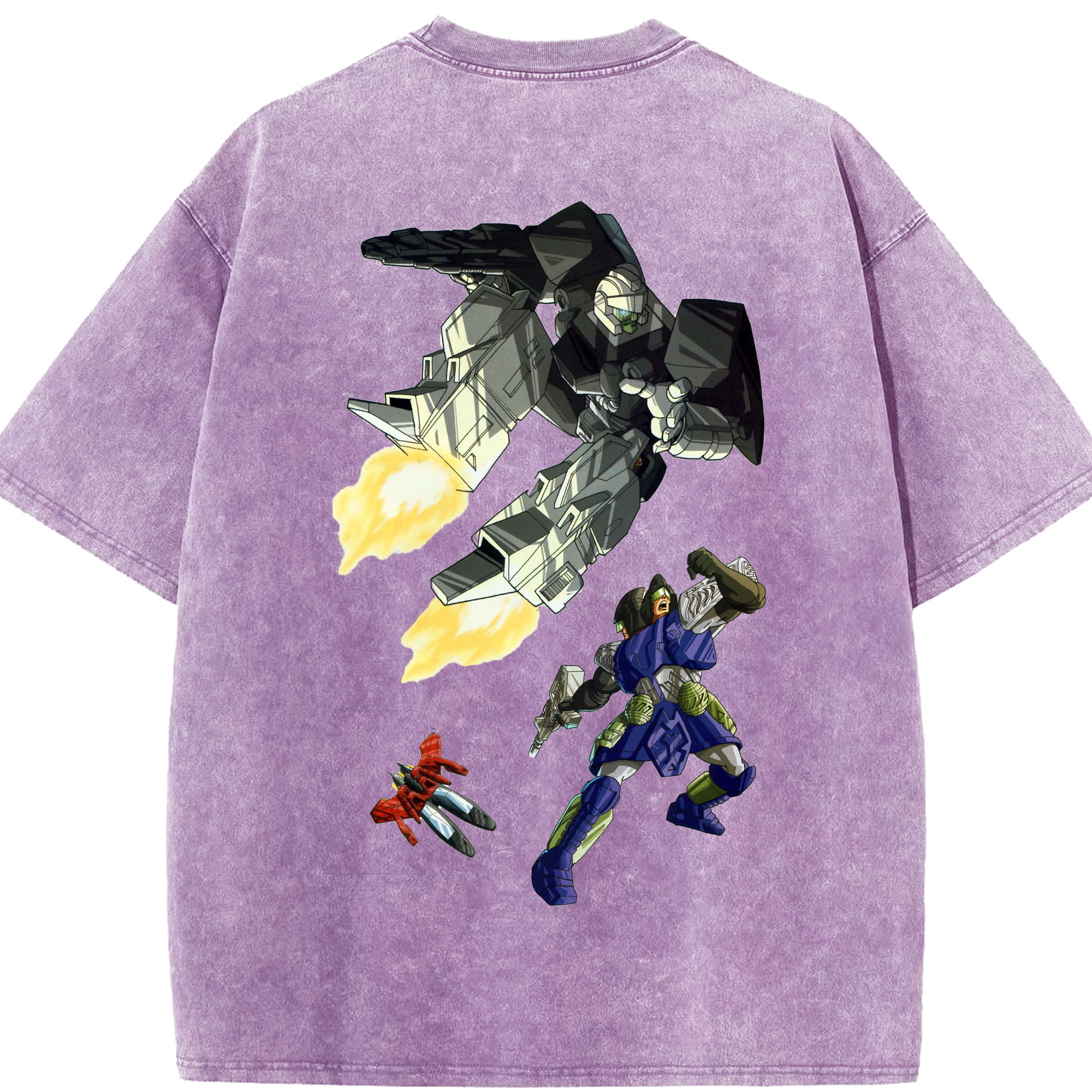 （画像用）  綿100% ヴィンテージ風 半袖Tシャツ（背面プリント）