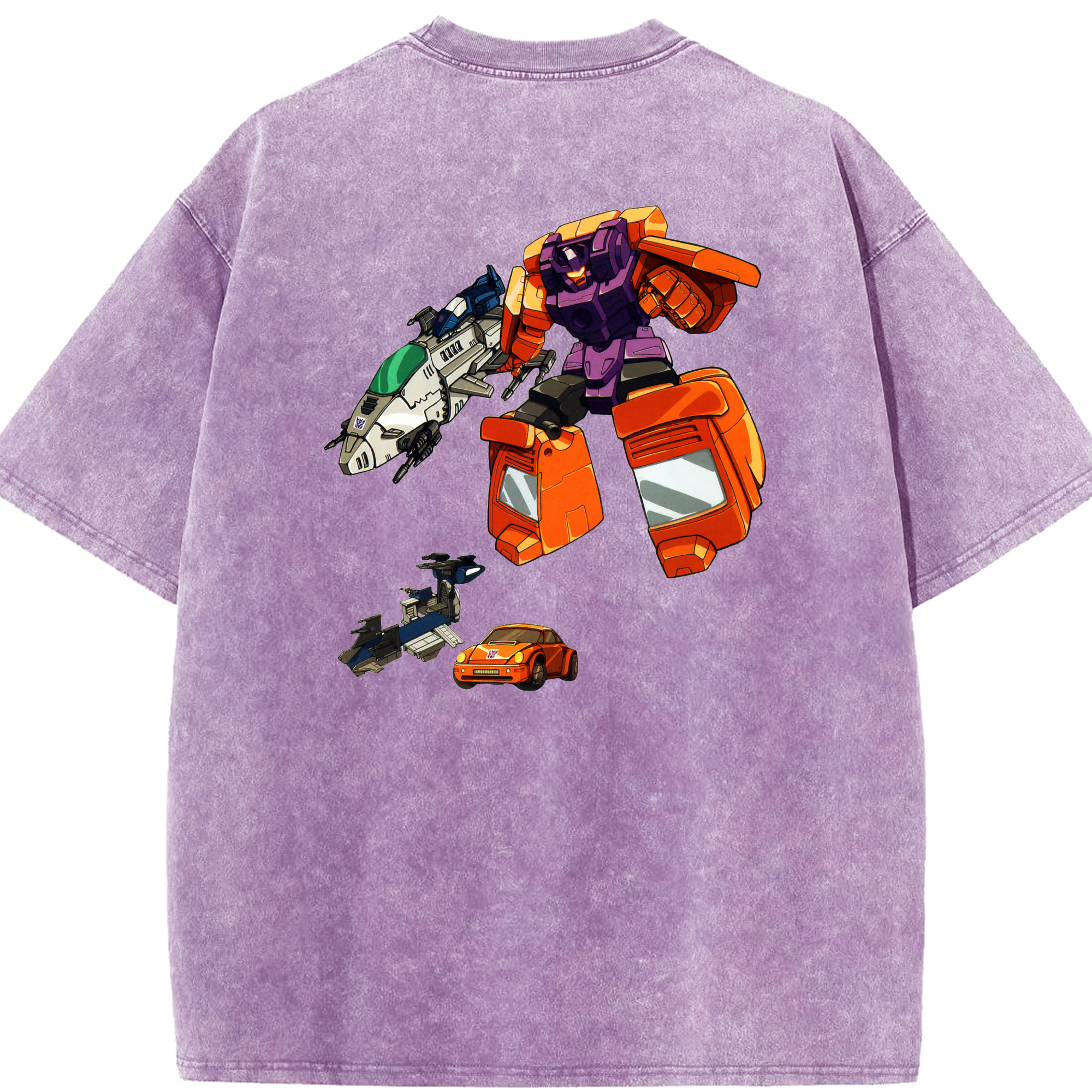 （画像用）  綿100% ヴィンテージ風 半袖Tシャツ（背面プリント）