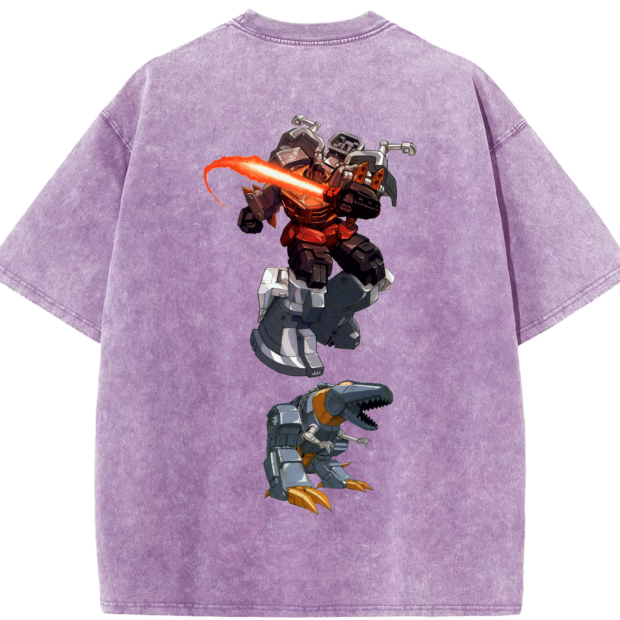 （画像用）  綿100% ヴィンテージ風 半袖Tシャツ（背面プリント）