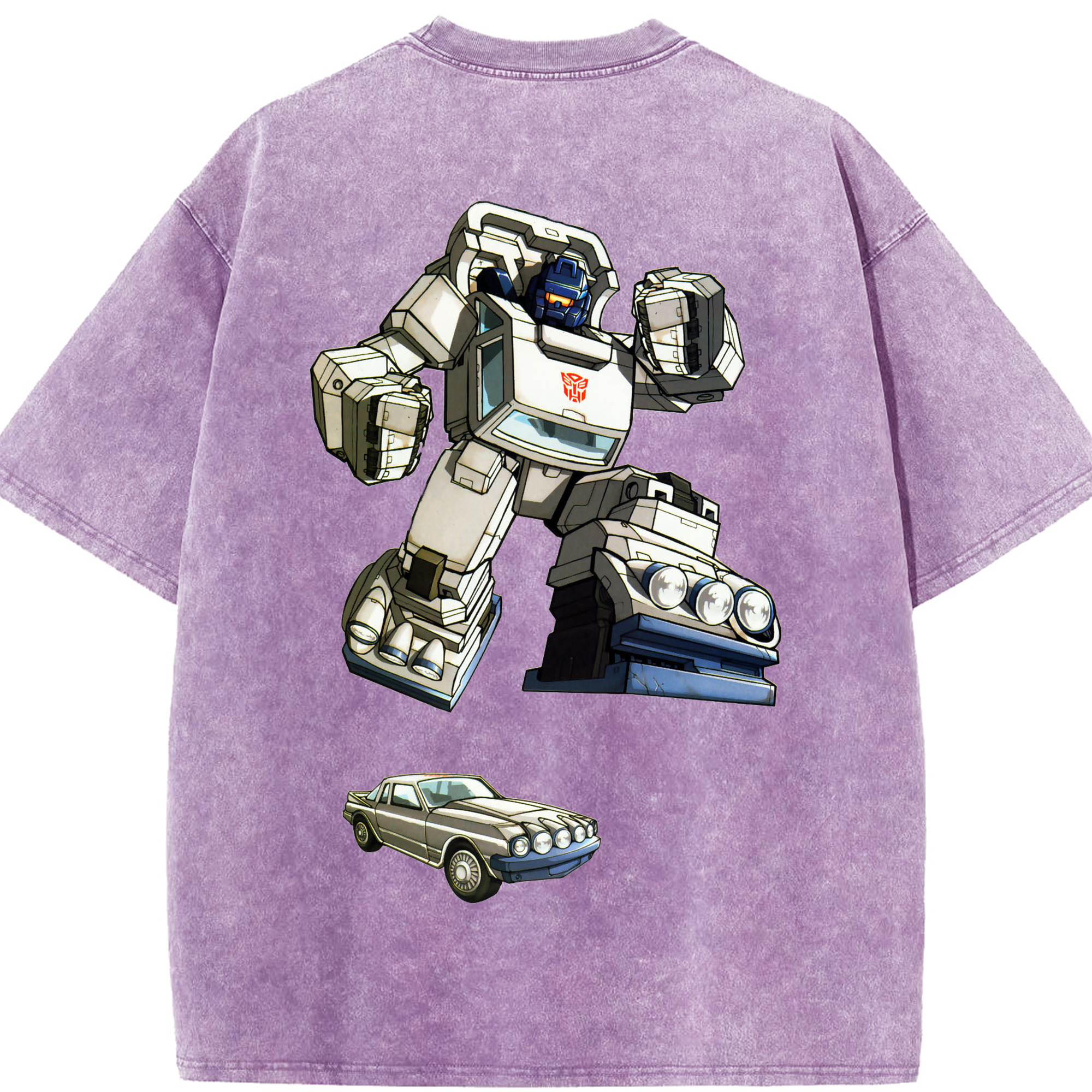 （画像用）  綿100% ヴィンテージ風 半袖Tシャツ（背面プリント）