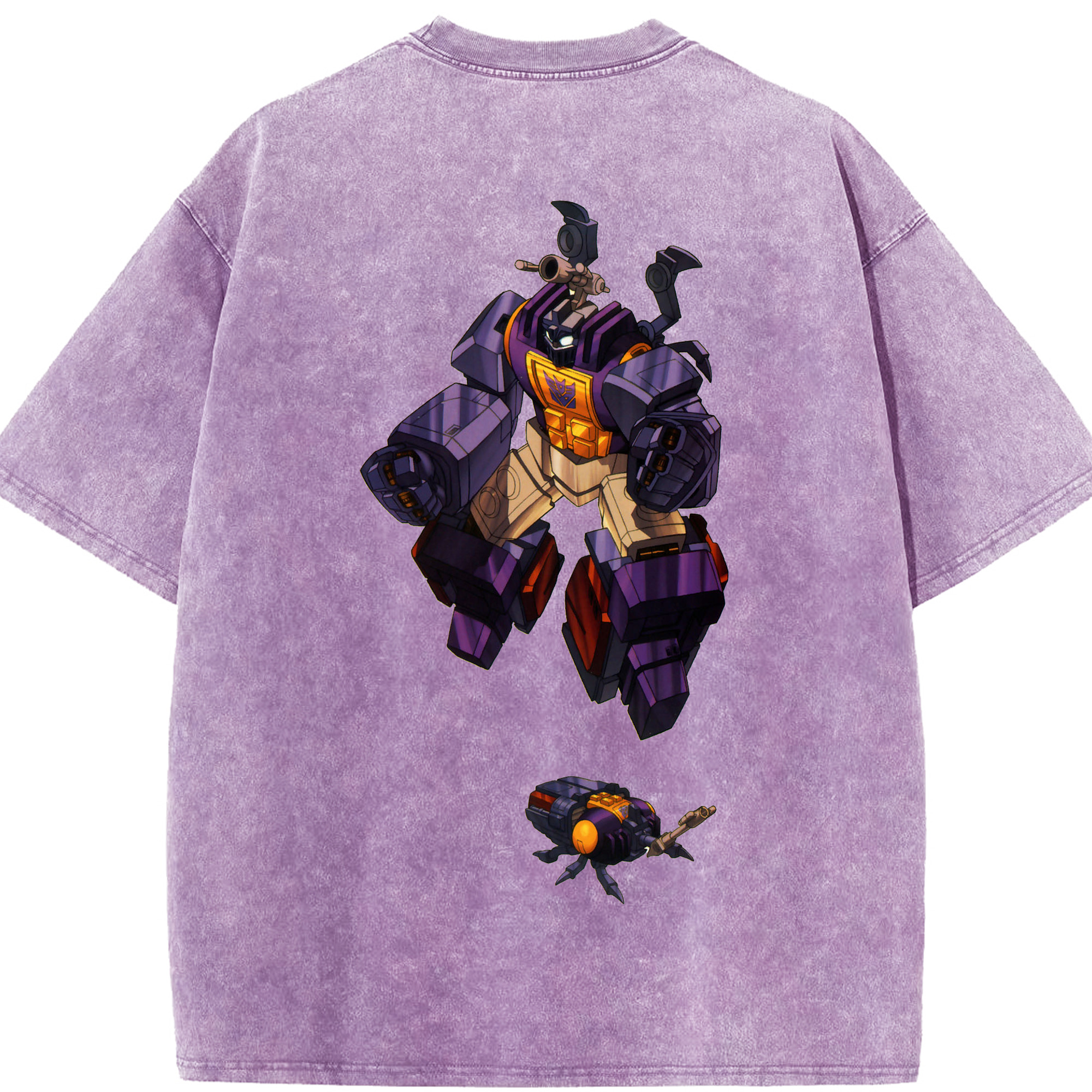 （画像用）  綿100% ヴィンテージ風 半袖Tシャツ（背面プリント）