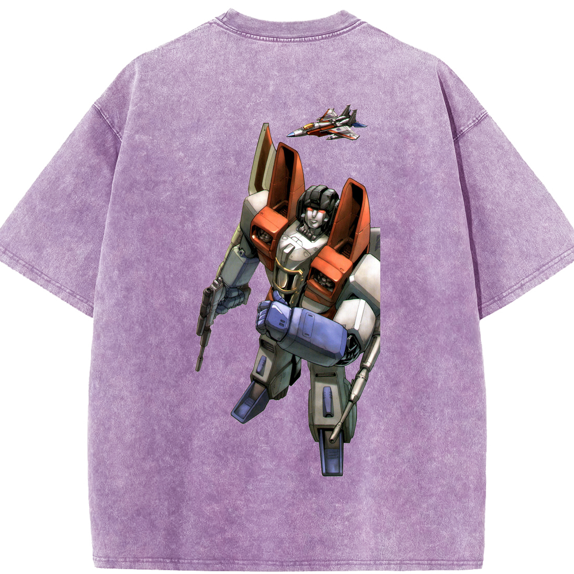 （画像用）  綿100% ヴィンテージ風 半袖Tシャツ（背面プリント）