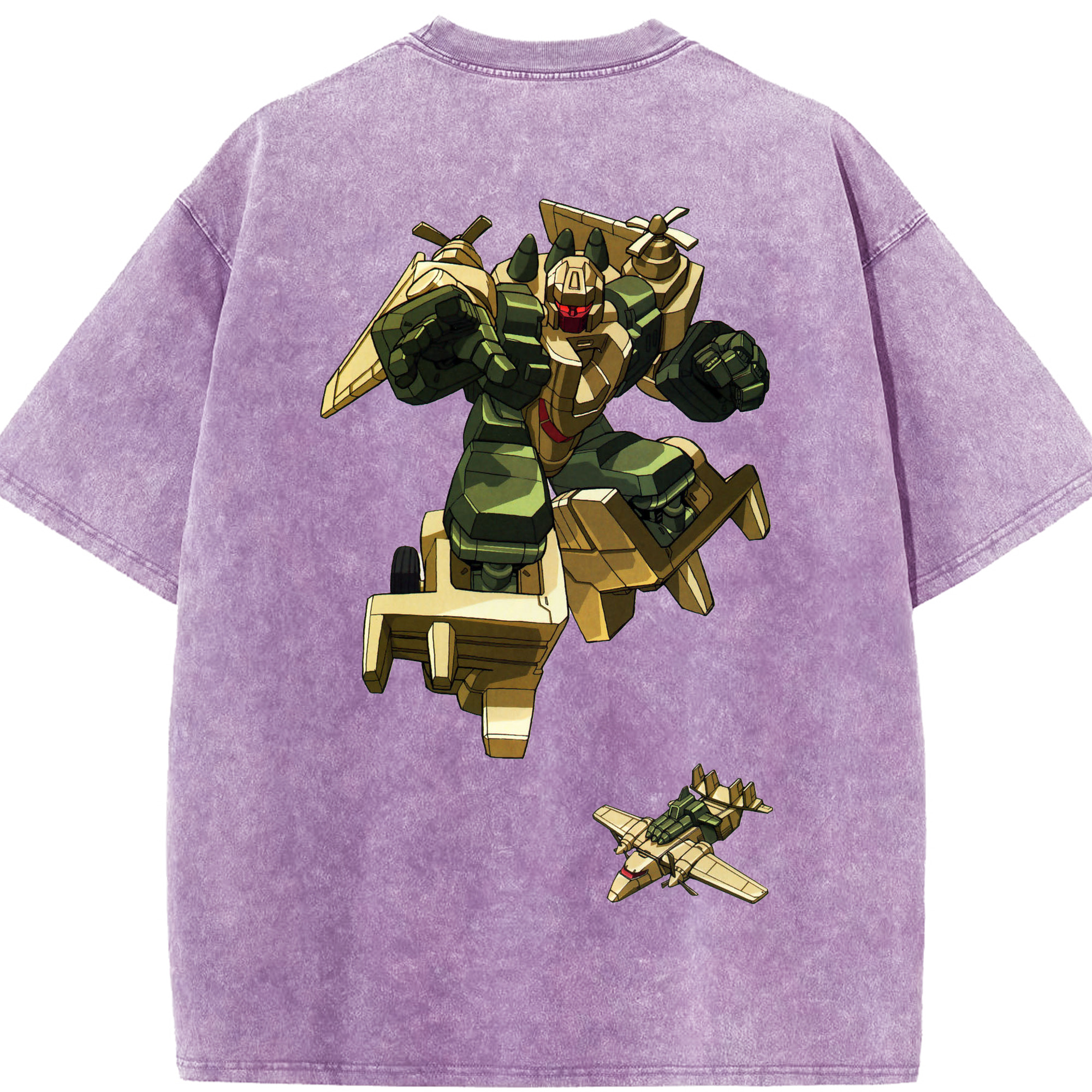 （画像用）  綿100% ヴィンテージ風 半袖Tシャツ（背面プリント）