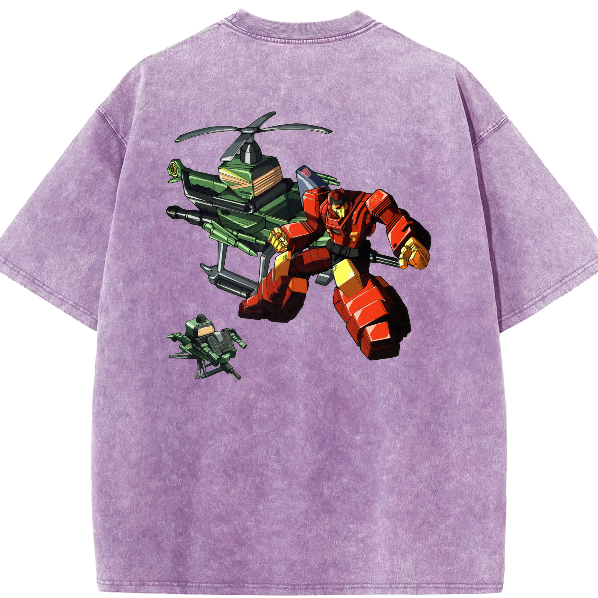 （画像用）  綿100% ヴィンテージ風 半袖Tシャツ（背面プリント）