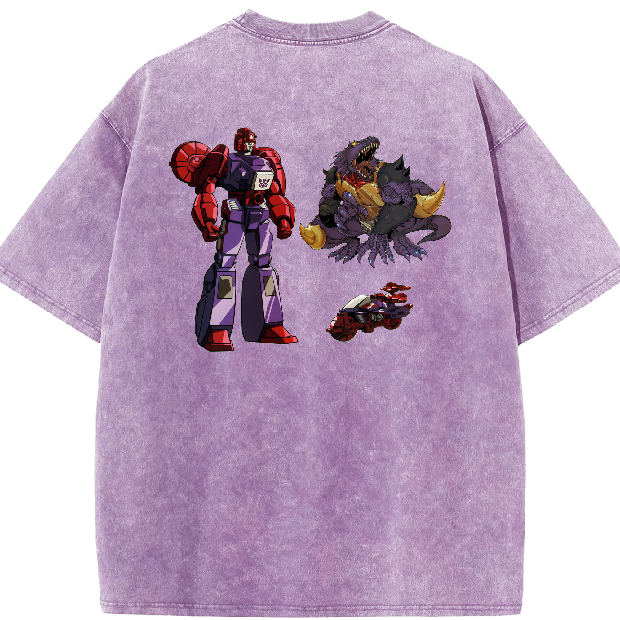 （画像用）  綿100% ヴィンテージ風 半袖Tシャツ（背面プリント）