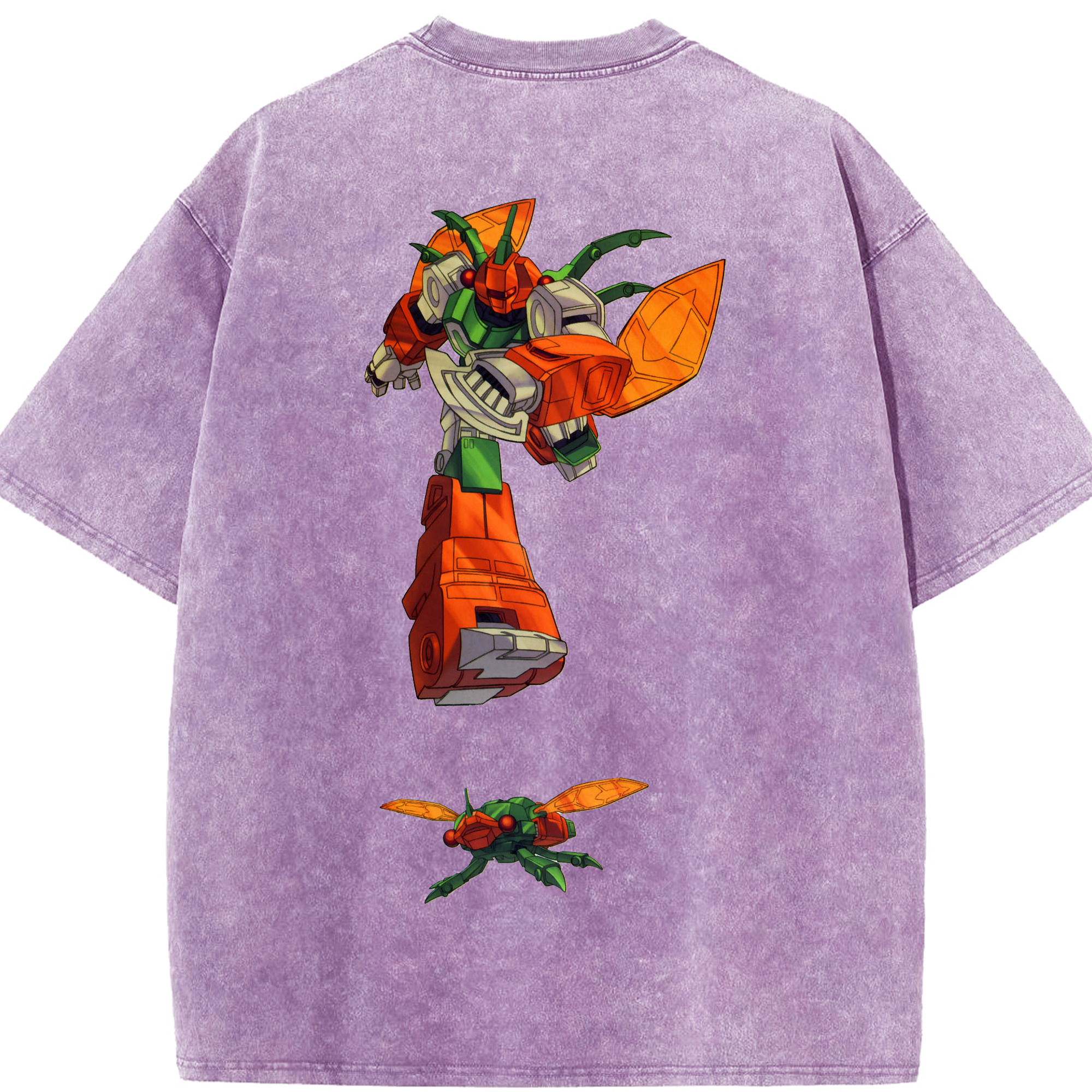 （画像用）  綿100% ヴィンテージ風 半袖Tシャツ（背面プリント）