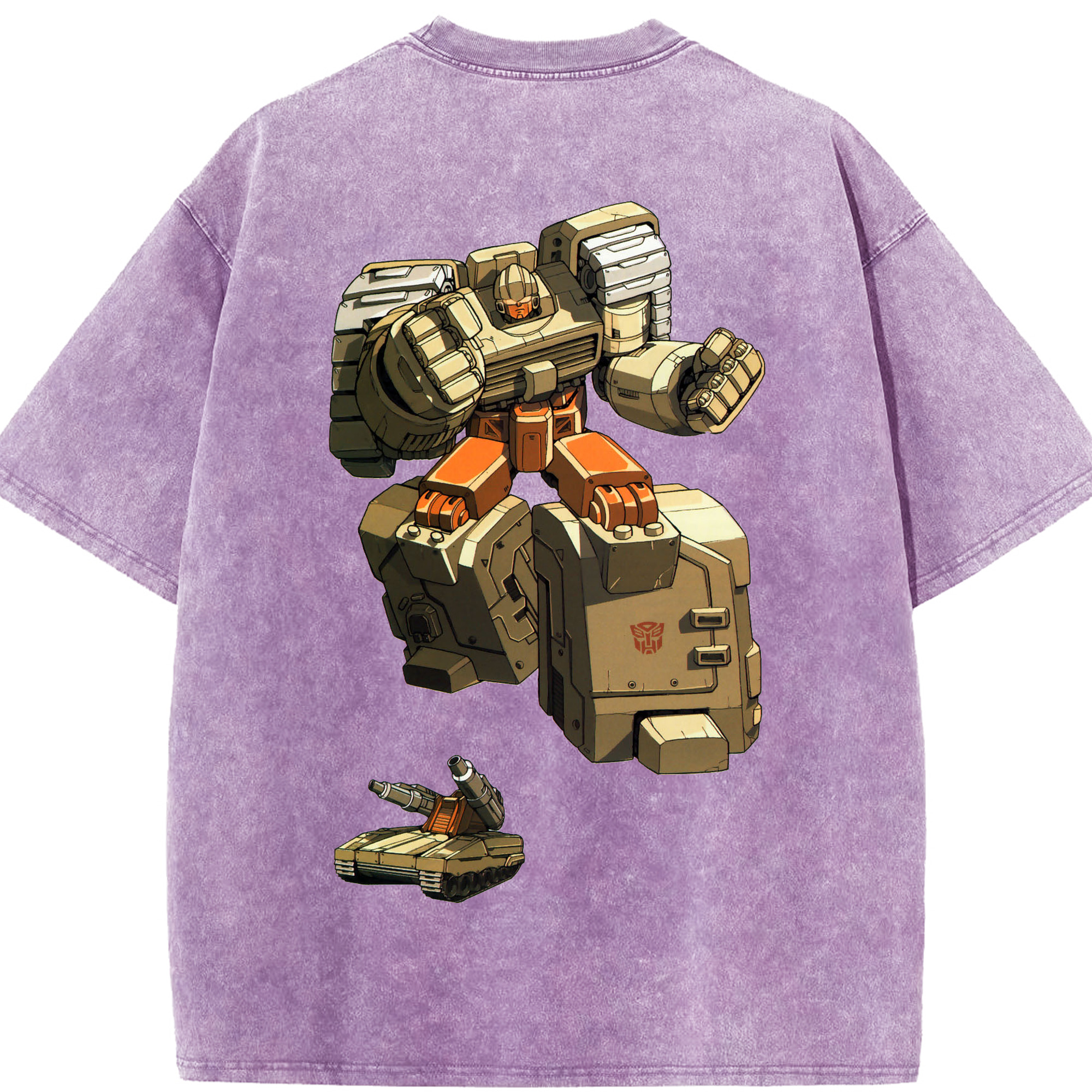 （画像用）  綿100% ヴィンテージ風 半袖Tシャツ（背面プリント）