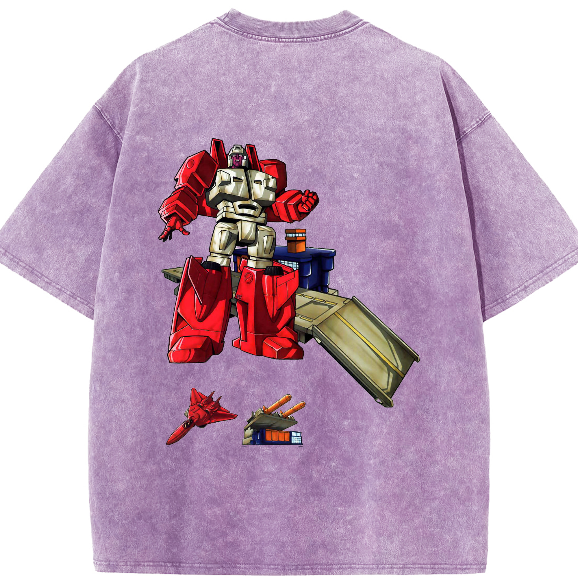（画像用）  綿100% ヴィンテージ風 半袖Tシャツ（背面プリント）