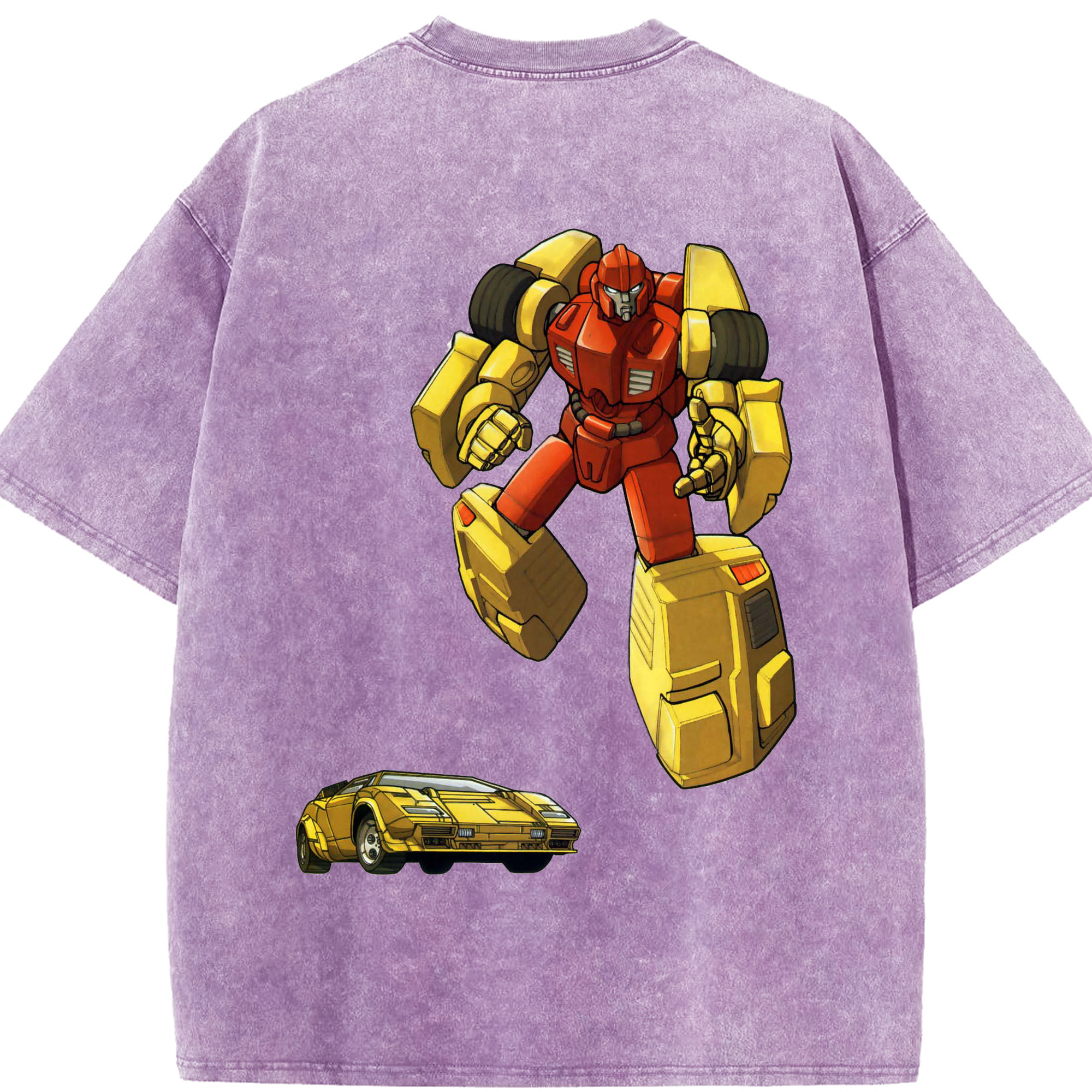 （画像用）  綿100% ヴィンテージ風 半袖Tシャツ（背面プリント）