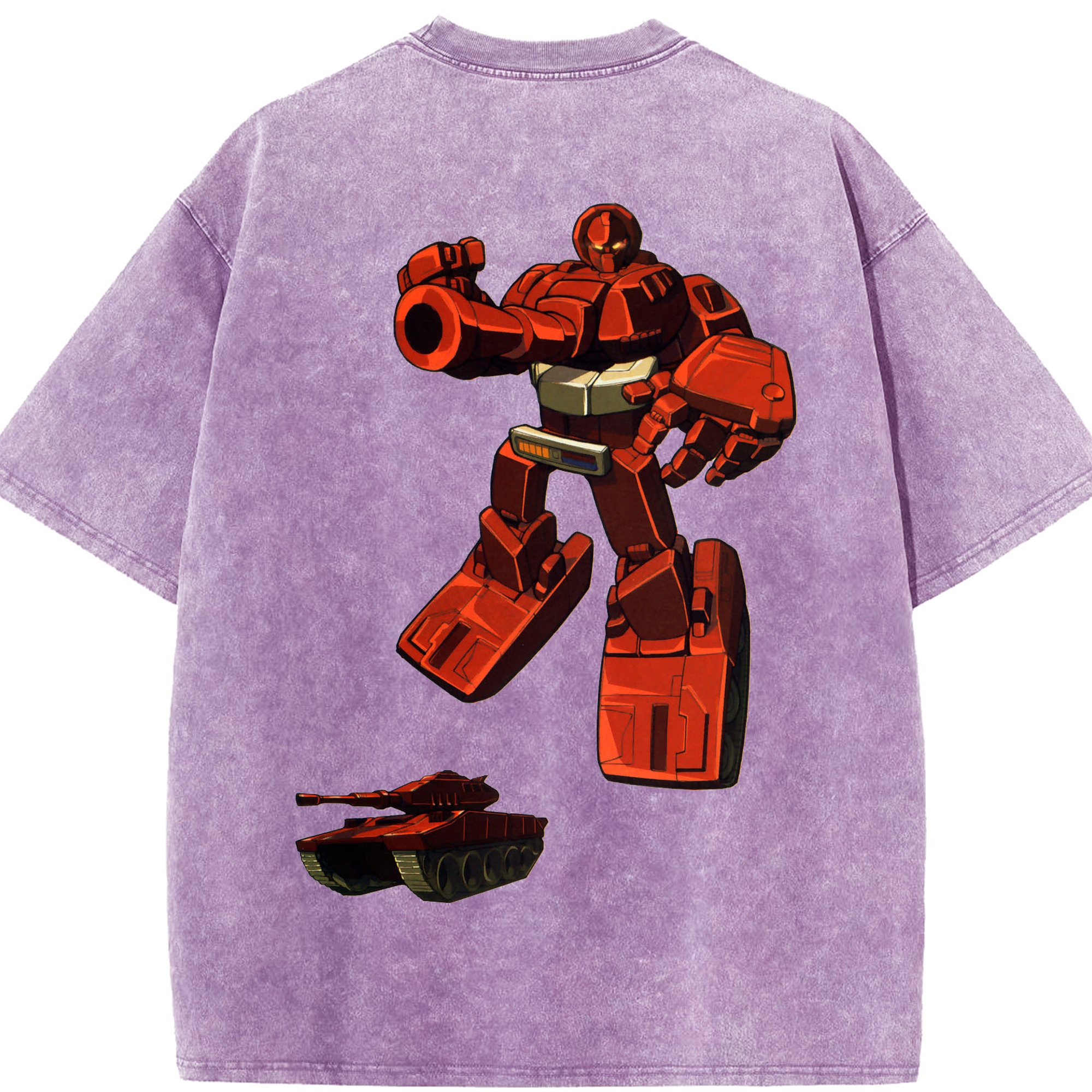 （画像用）  綿100% ヴィンテージ風 半袖Tシャツ（背面プリント）