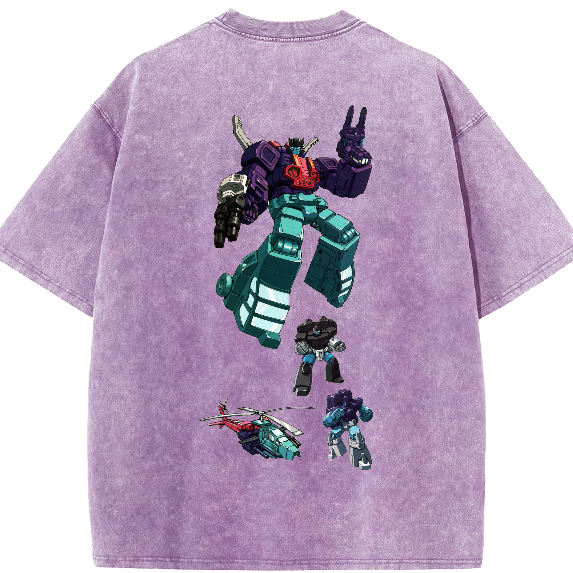 （画像用）  綿100% ヴィンテージ風 半袖Tシャツ（背面プリント）
