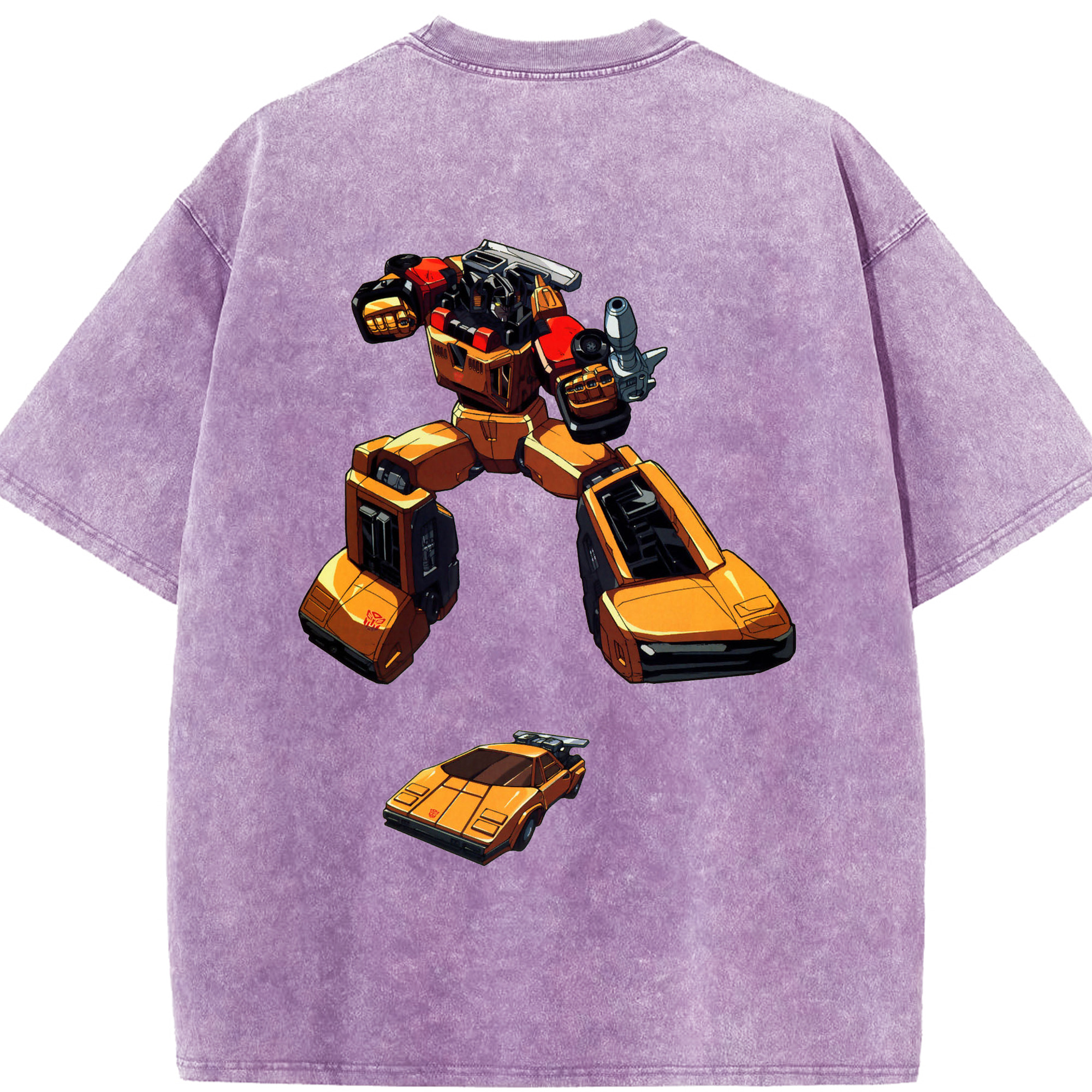 （画像用）  綿100% ヴィンテージ風 半袖Tシャツ（背面プリント）
