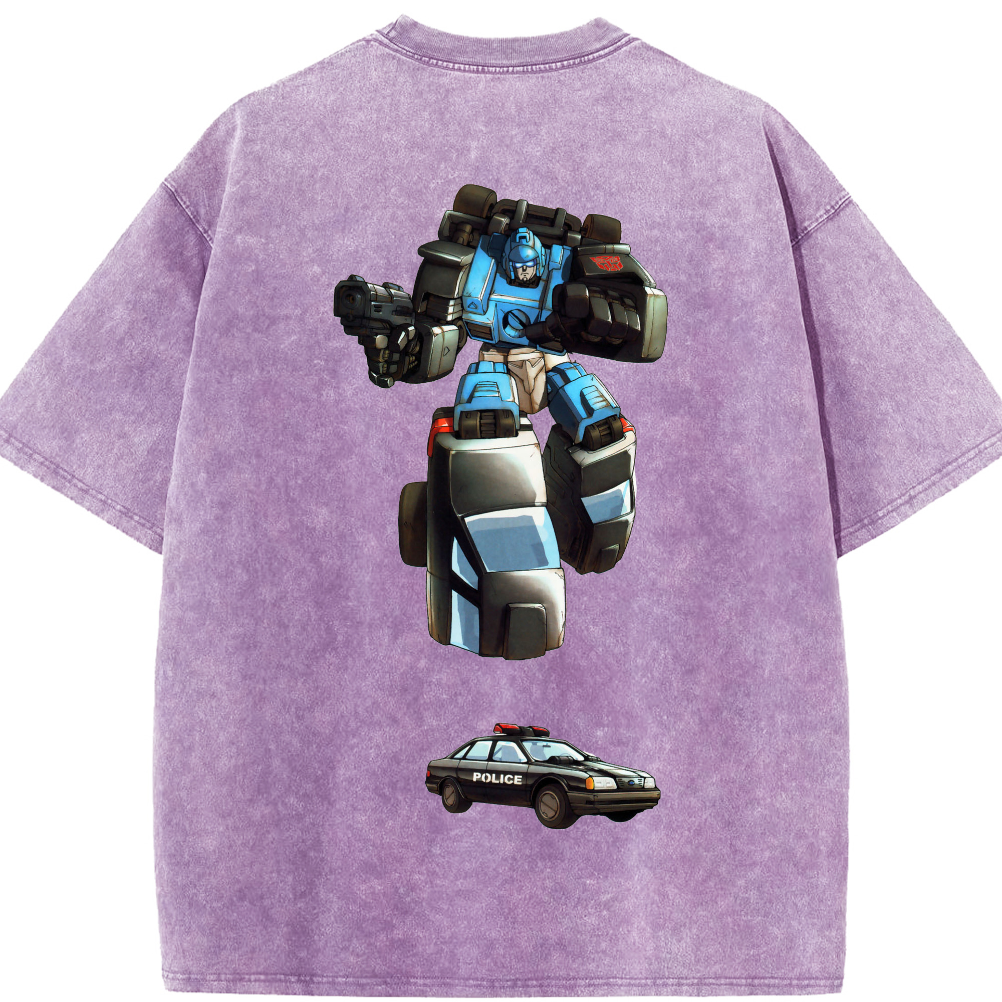 （画像用）  綿100% ヴィンテージ風 半袖Tシャツ（背面プリント）