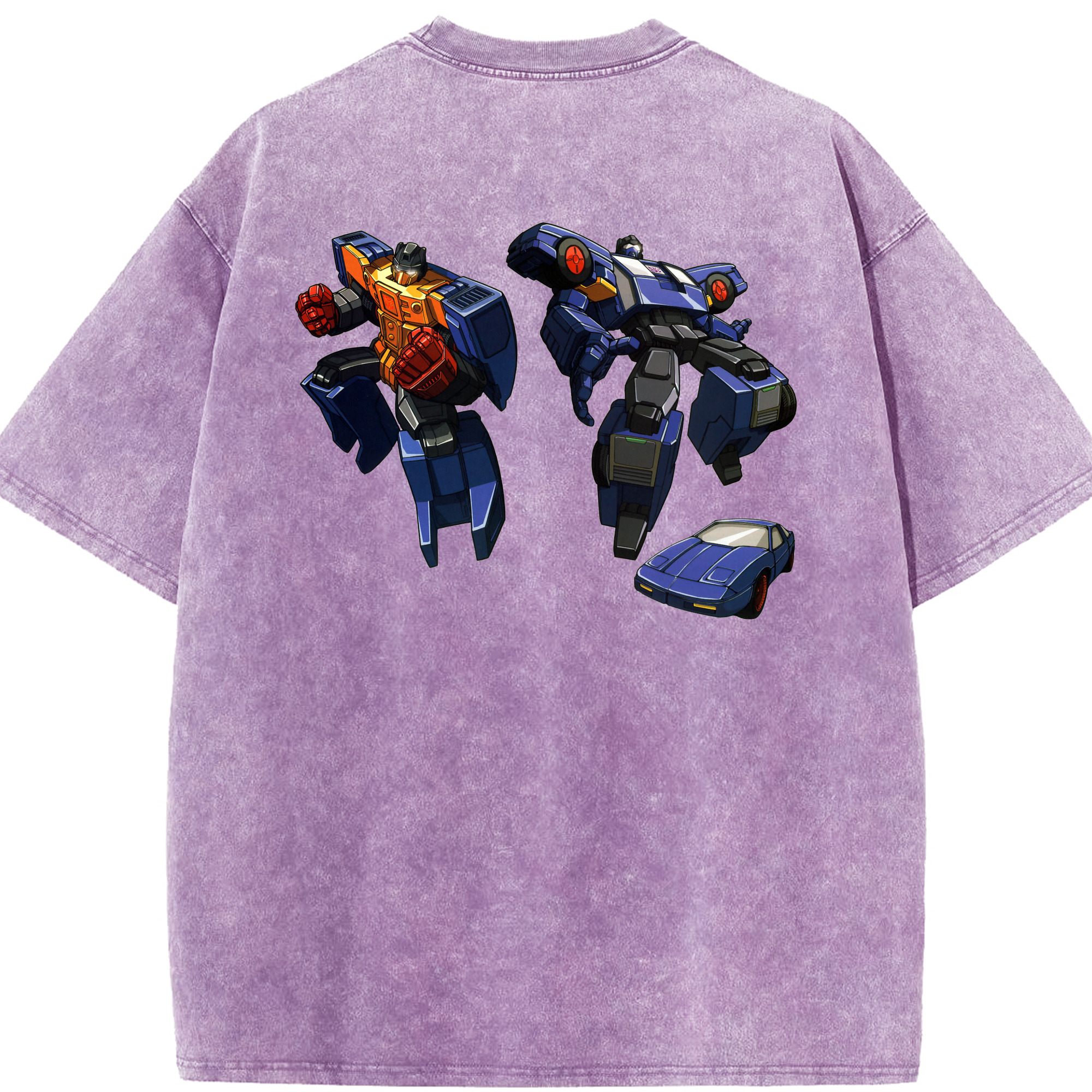 （画像用）  綿100% ヴィンテージ風 半袖Tシャツ（背面プリント）
