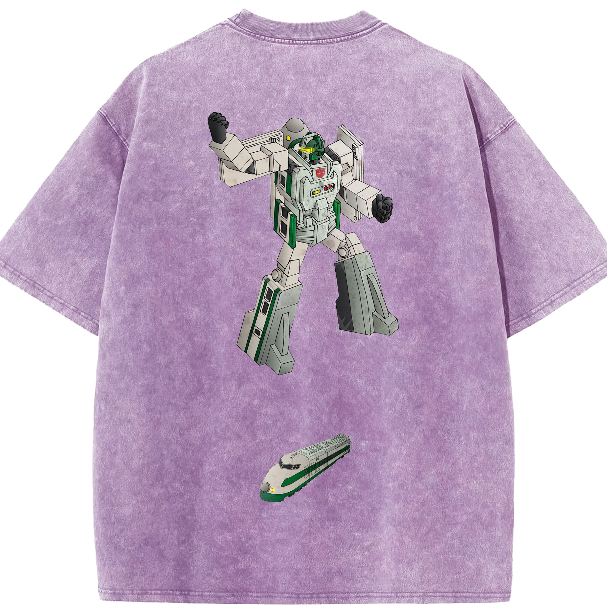 （画像用）  綿100% ヴィンテージ風 半袖Tシャツ（背面プリント）