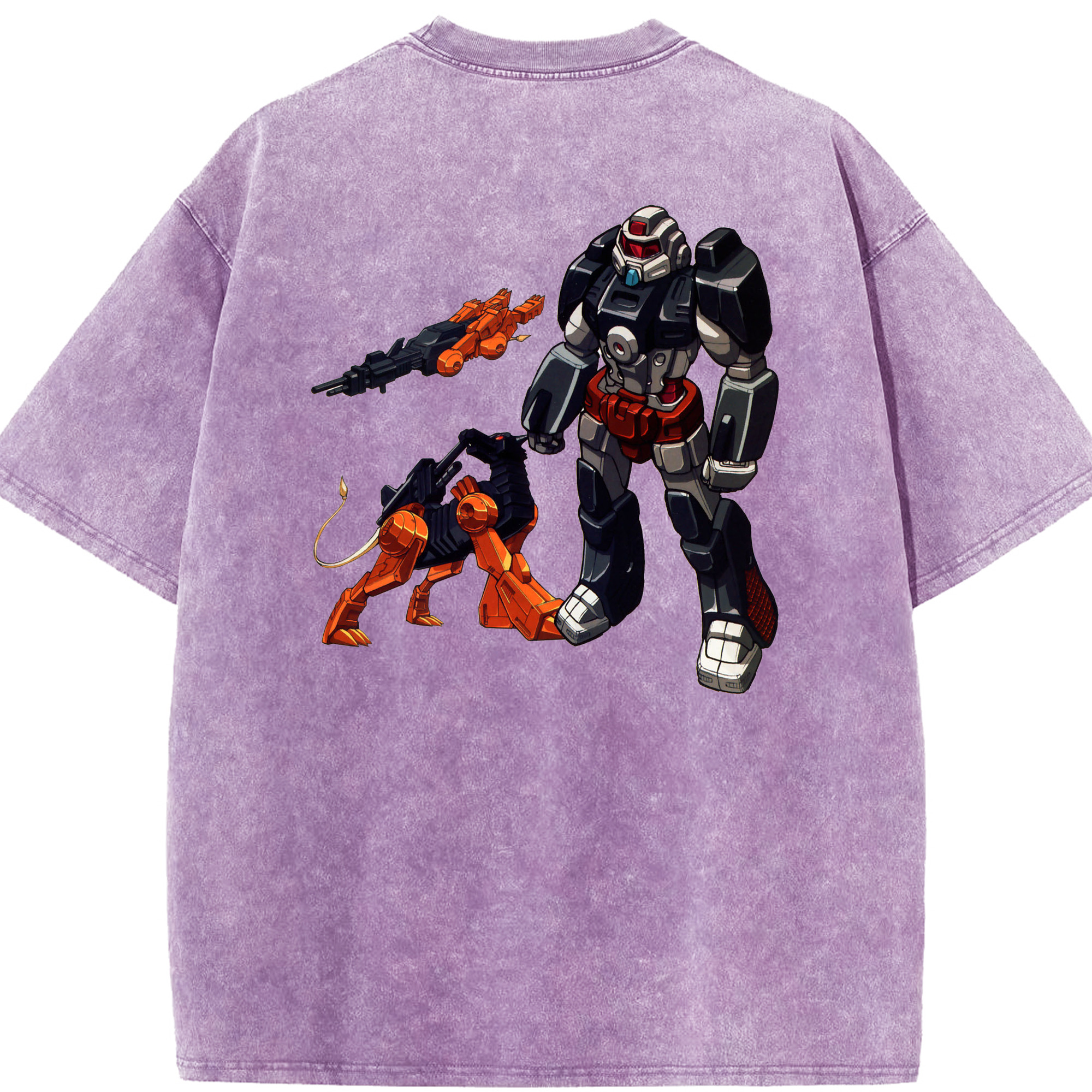 （画像用）  綿100% ヴィンテージ風 半袖Tシャツ（背面プリント）