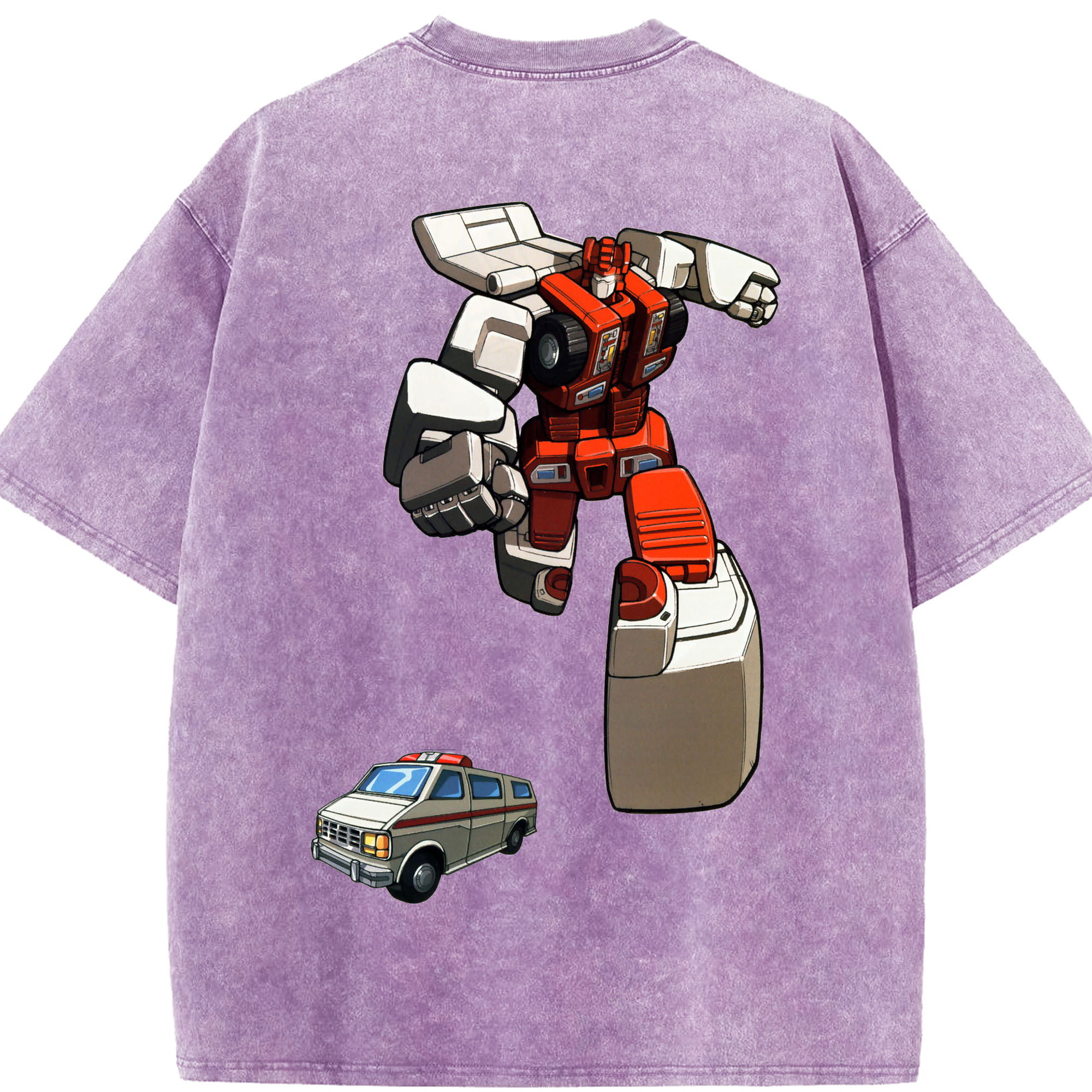 （画像用）  綿100% ヴィンテージ風 半袖Tシャツ（背面プリント）