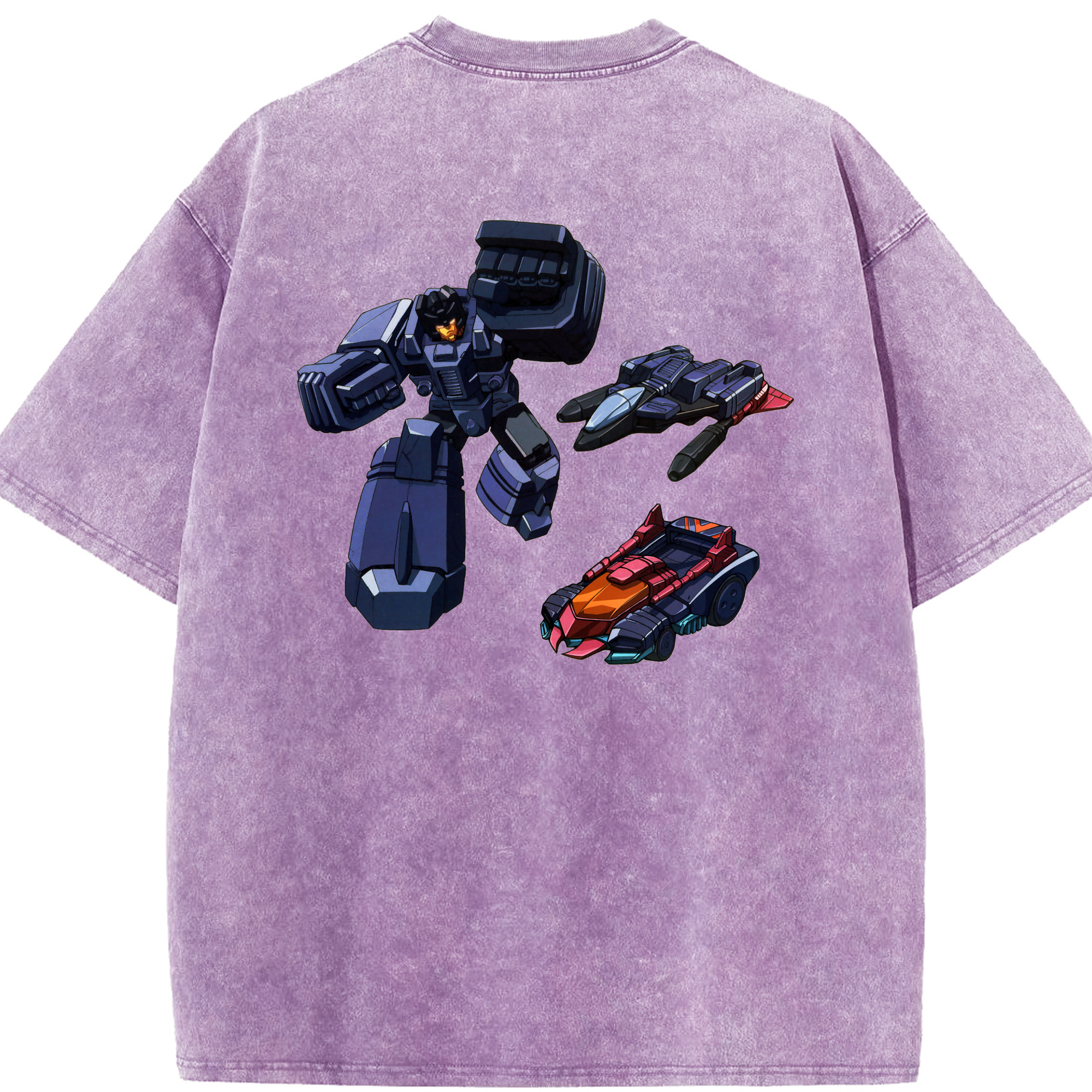 （画像用）  綿100% ヴィンテージ風 半袖Tシャツ（背面プリント）