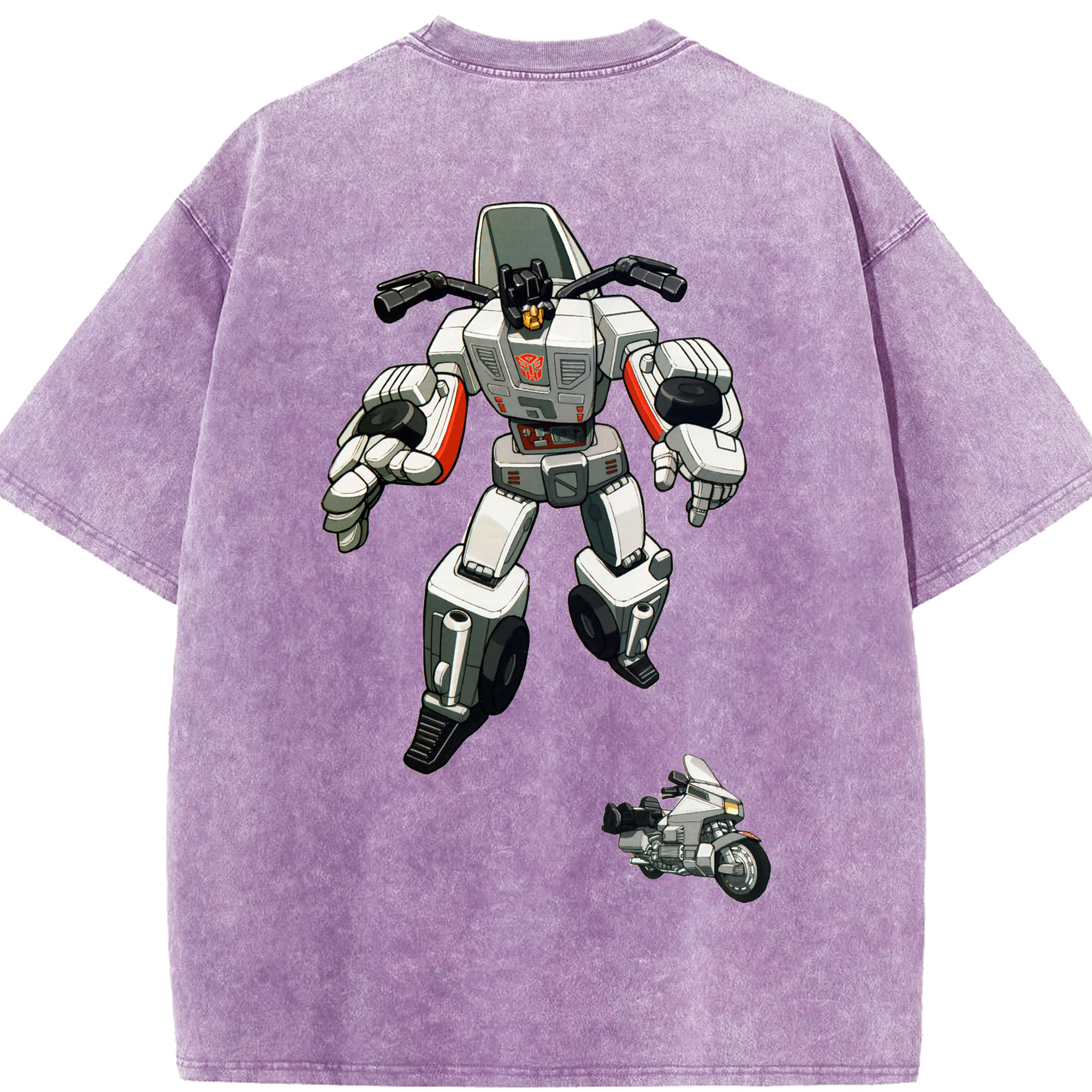 （画像用）  綿100% ヴィンテージ風 半袖Tシャツ（背面プリント）