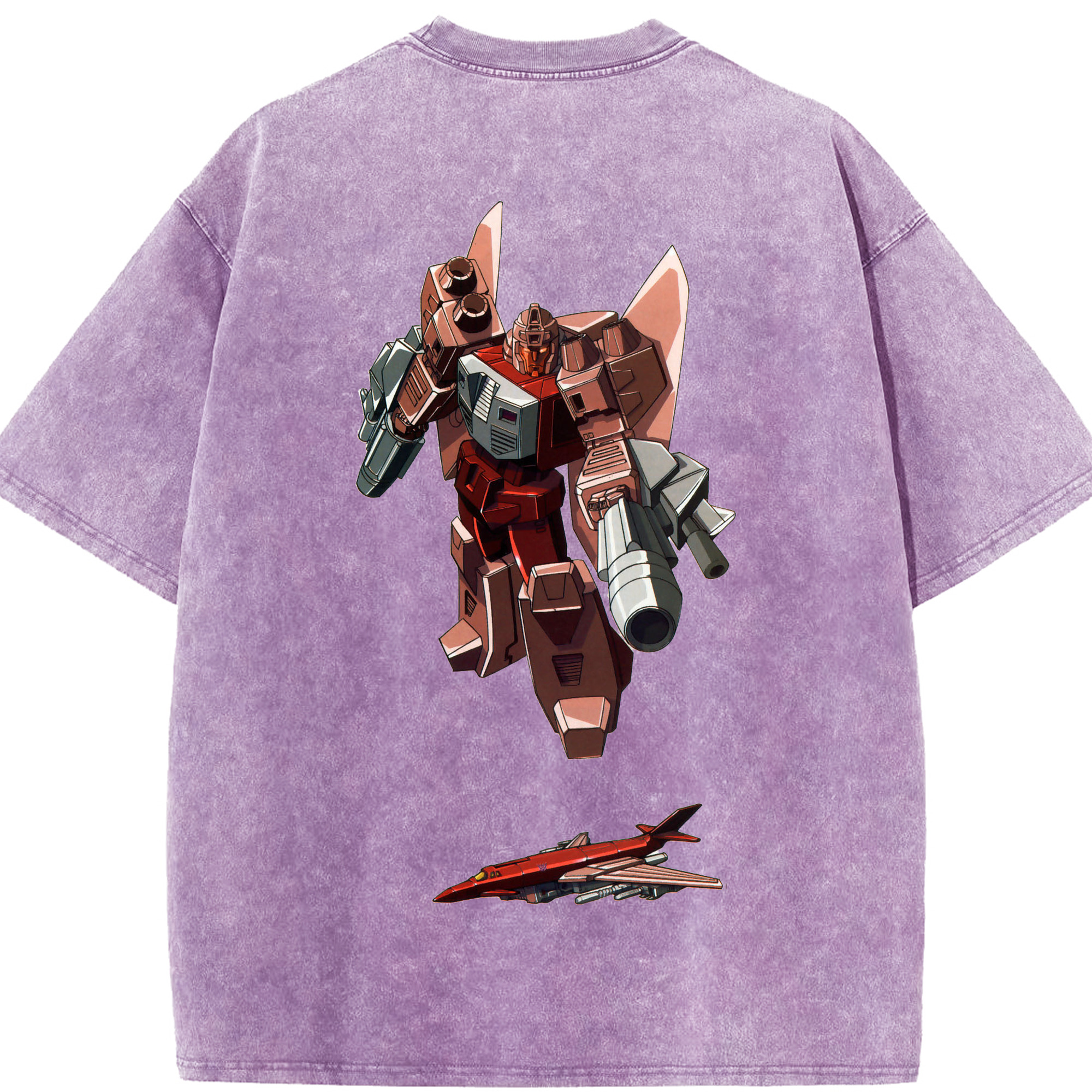 （画像用）  綿100% ヴィンテージ風 半袖Tシャツ（背面プリント）