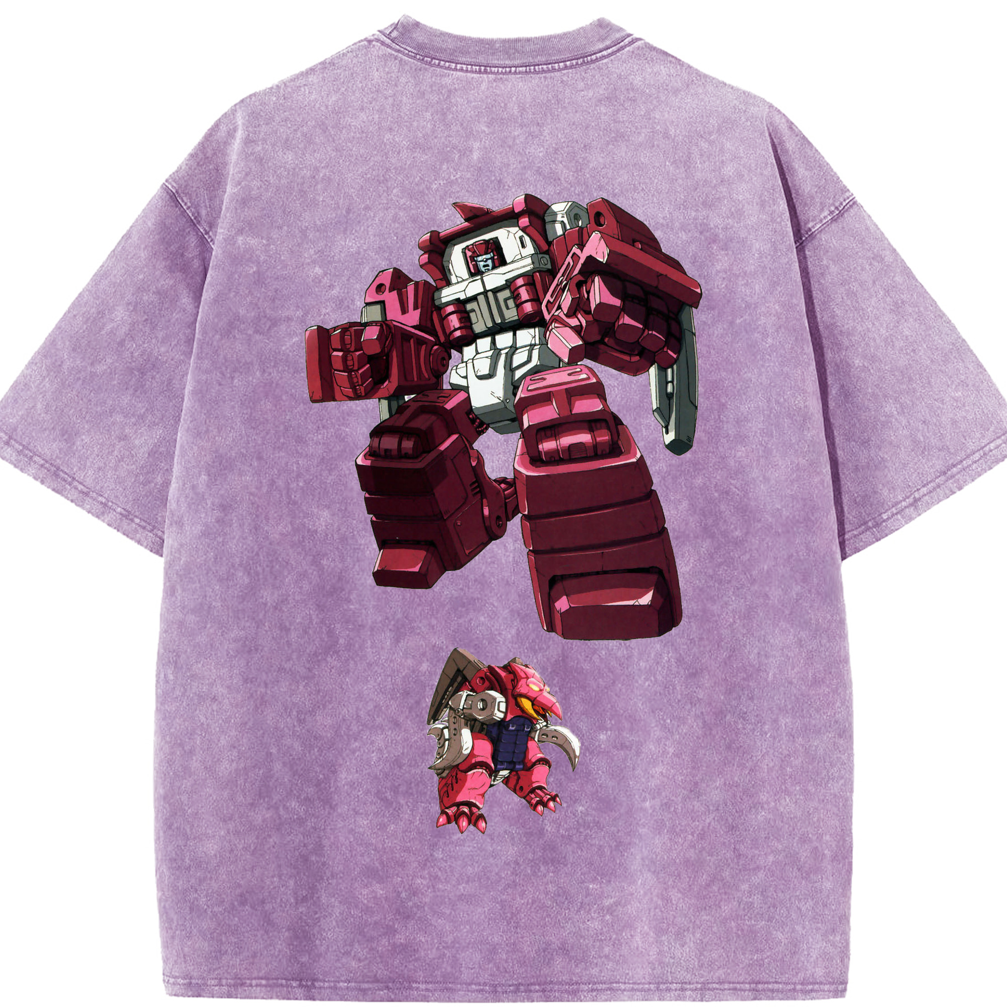（画像用）  綿100% ヴィンテージ風 半袖Tシャツ（背面プリント）