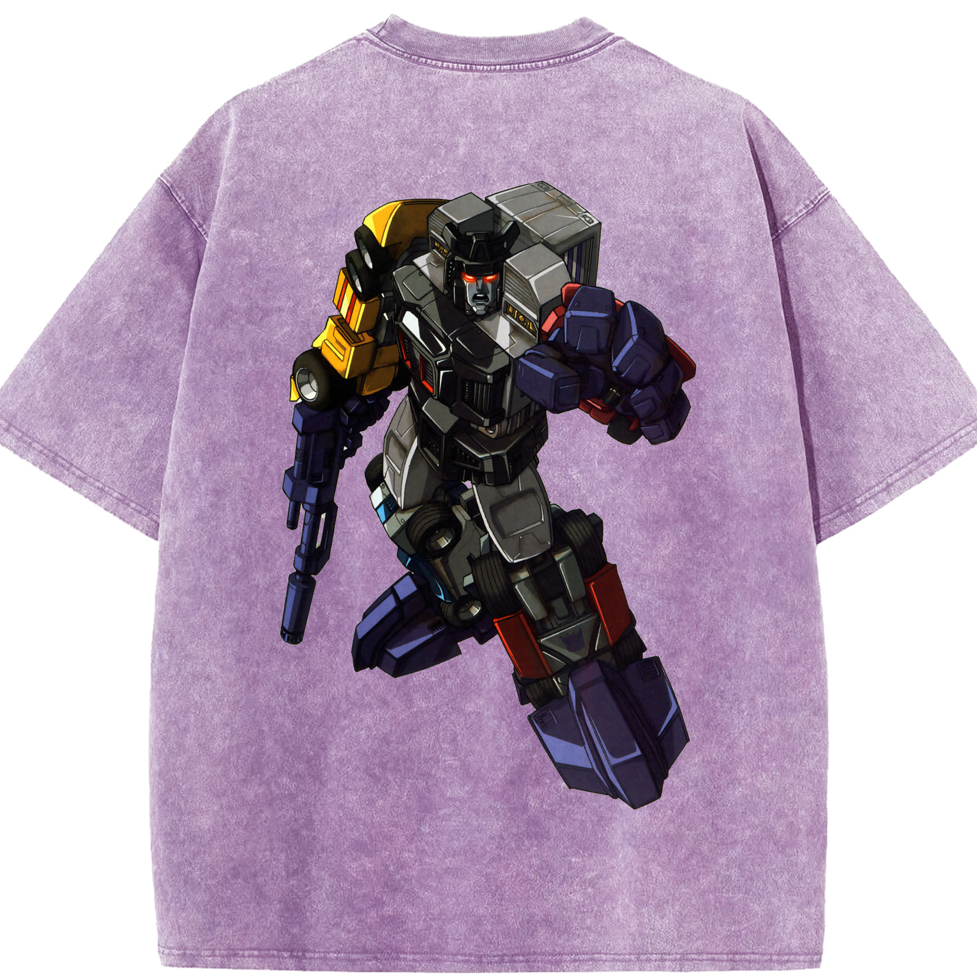 （画像用）  綿100% ヴィンテージ風 半袖Tシャツ（背面プリント）