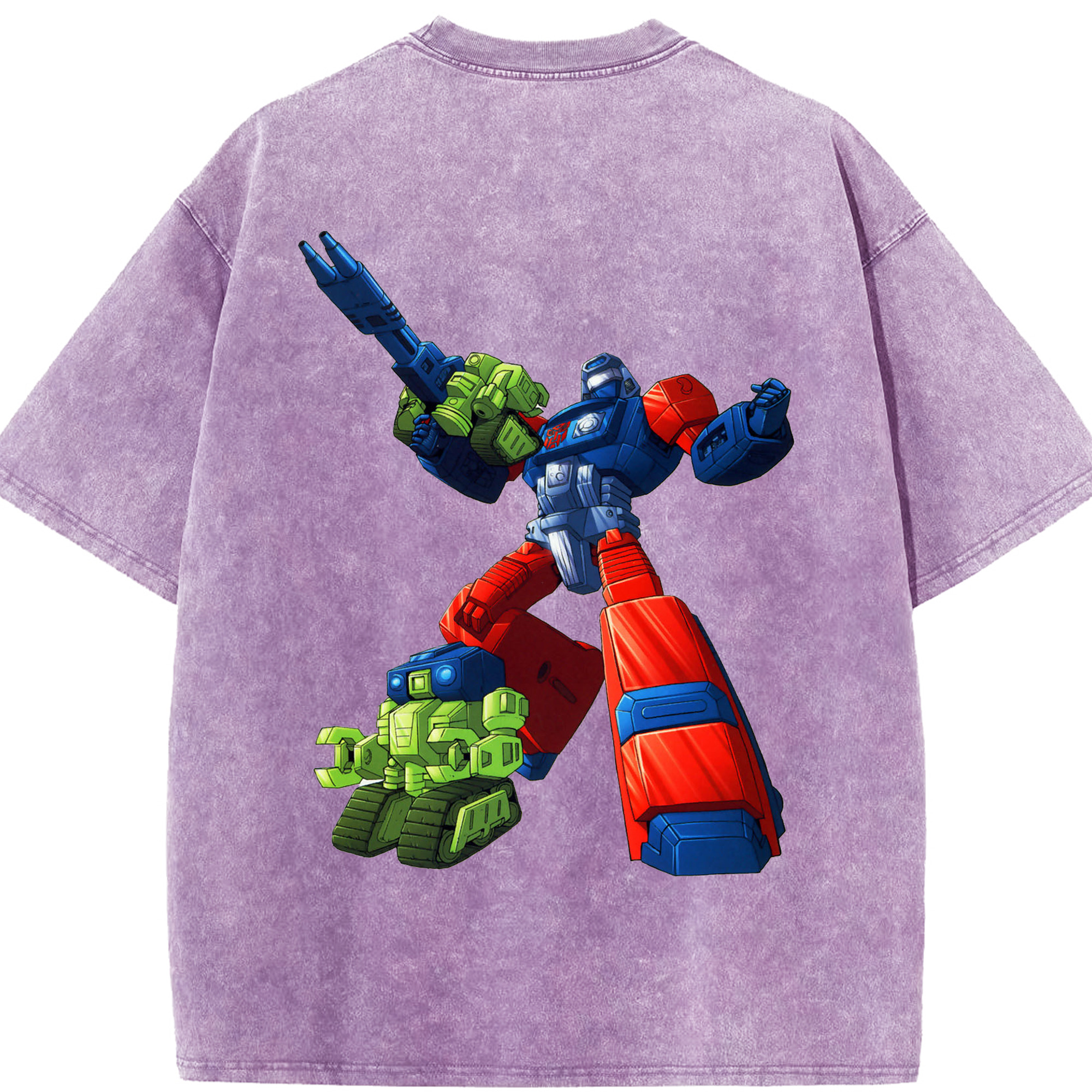 （画像用）  綿100% ヴィンテージ風 半袖Tシャツ（背面プリント）