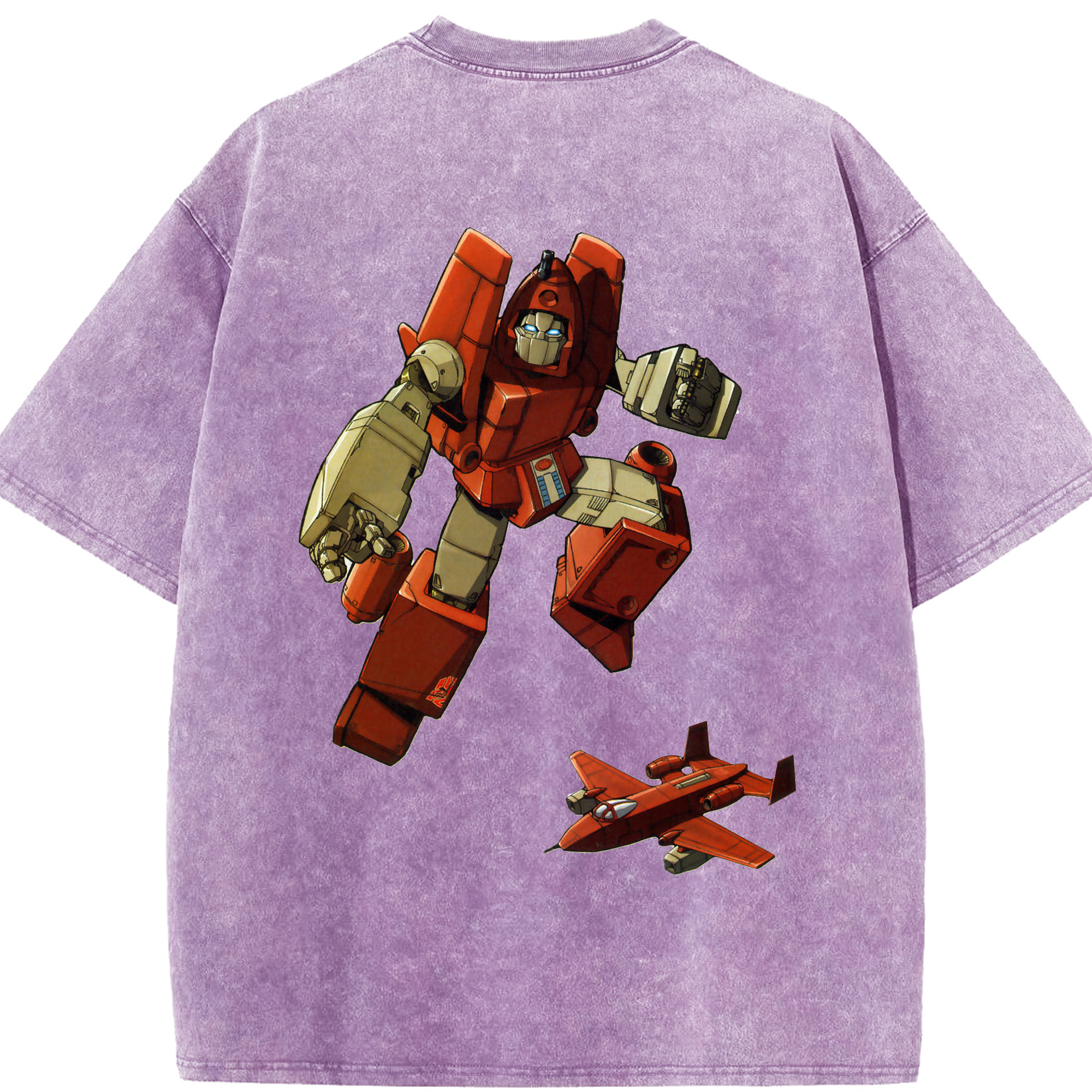 （画像用）  綿100% ヴィンテージ風 半袖Tシャツ（背面プリント）
