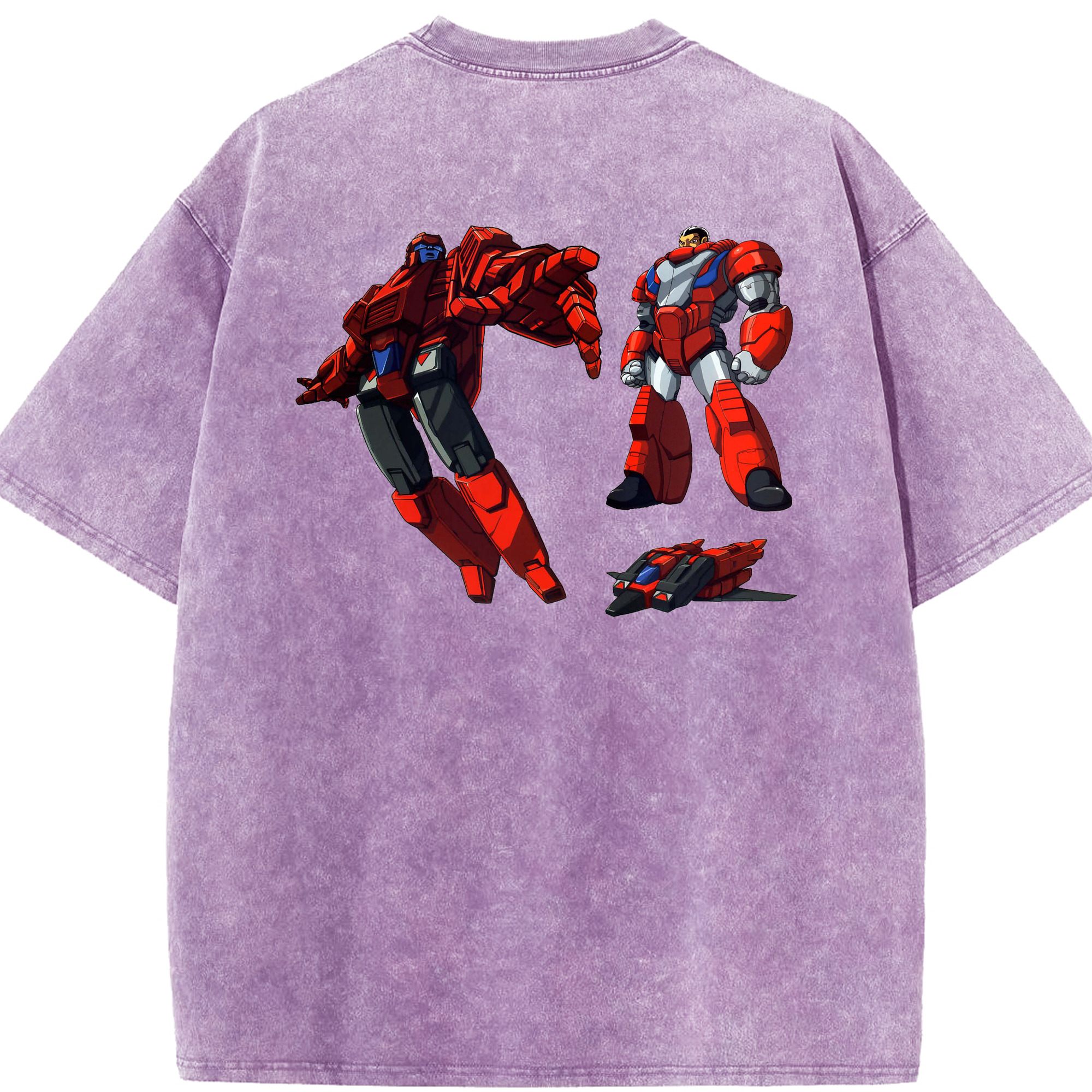（画像用）  綿100% ヴィンテージ風 半袖Tシャツ（背面プリント）