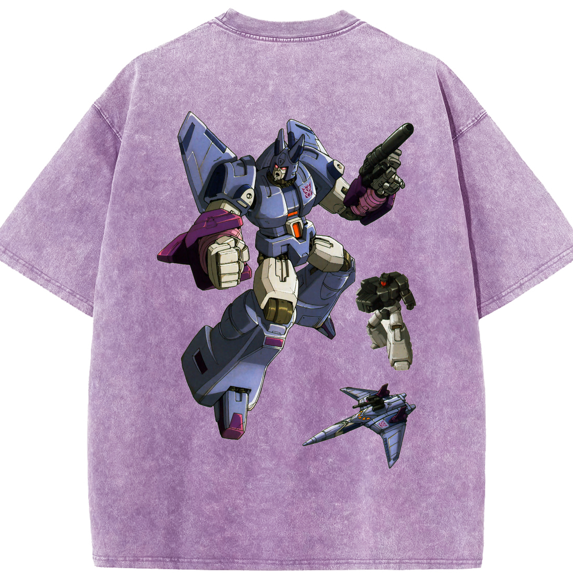 （画像用）  綿100% ヴィンテージ風 半袖Tシャツ（背面プリント）