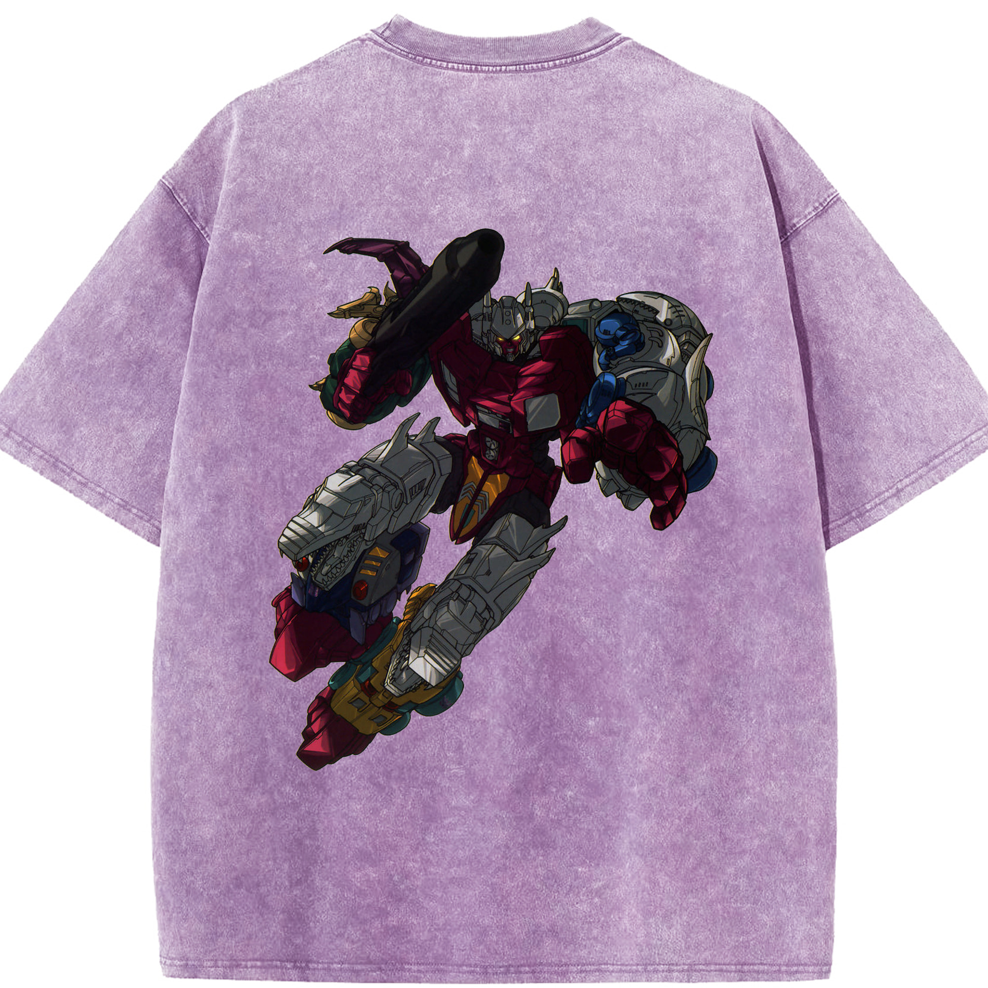 （画像用）  綿100% ヴィンテージ風 半袖Tシャツ（背面プリント）