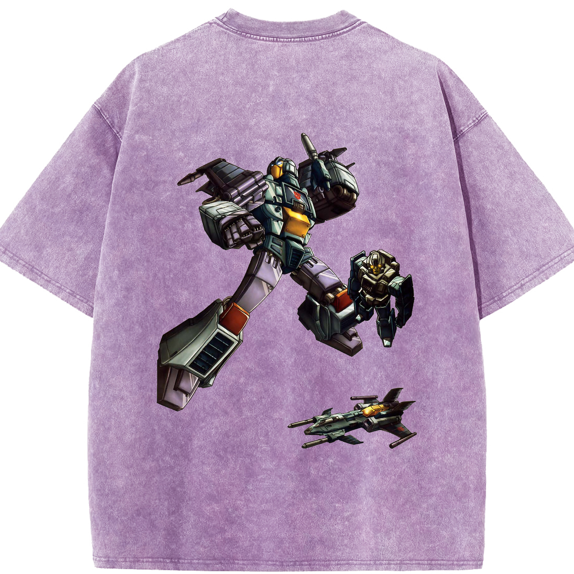 （画像用）  綿100% ヴィンテージ風 半袖Tシャツ（背面プリント）