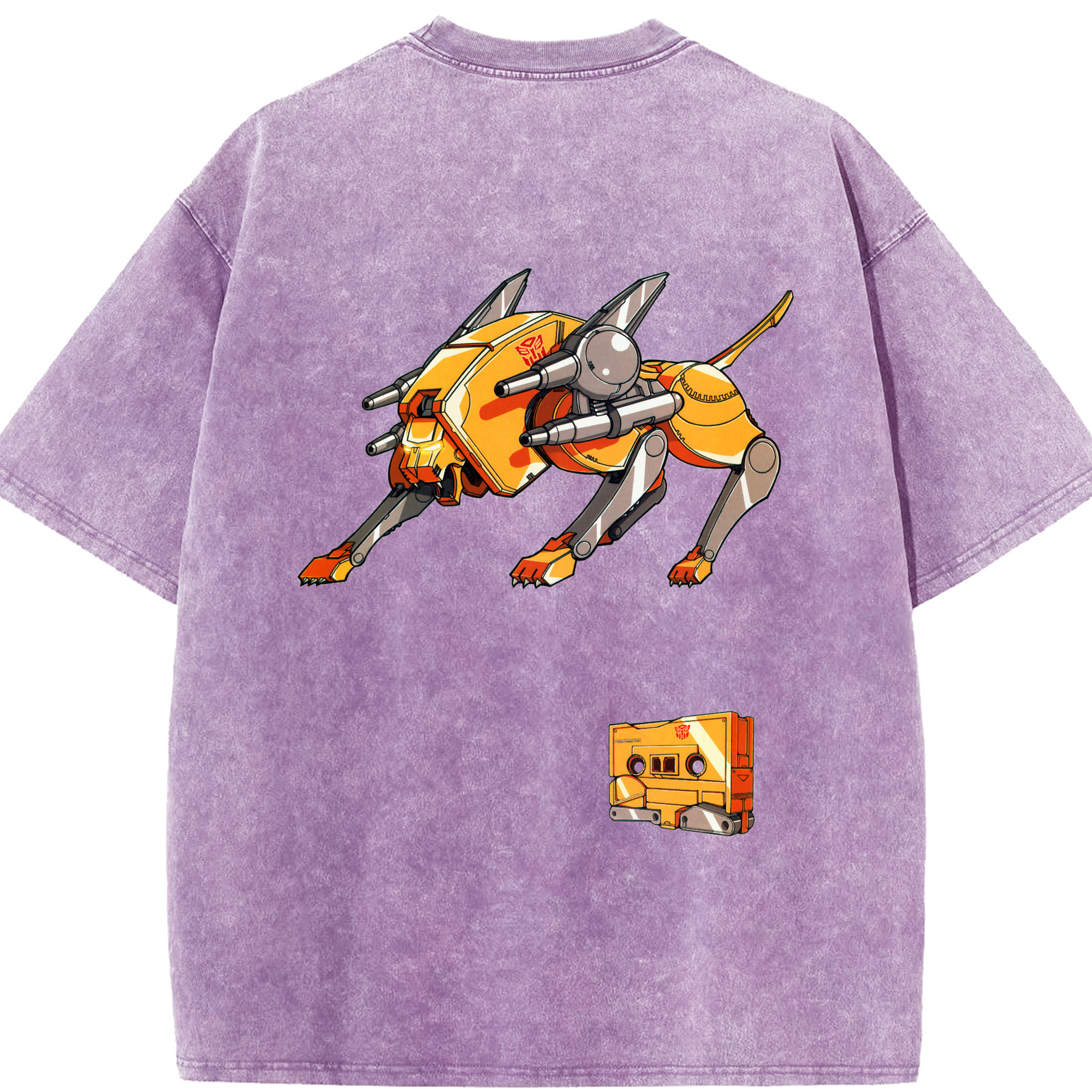 （画像用）  綿100% ヴィンテージ風 半袖Tシャツ（背面プリント）