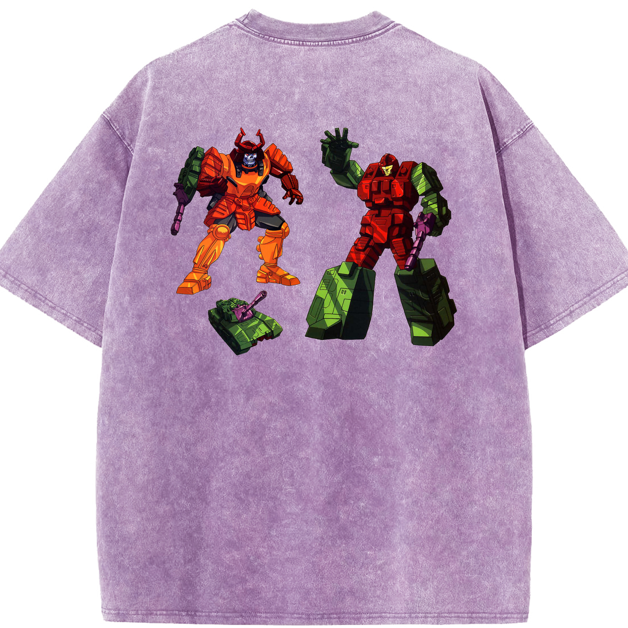 （画像用）  綿100% ヴィンテージ風 半袖Tシャツ（背面プリント）