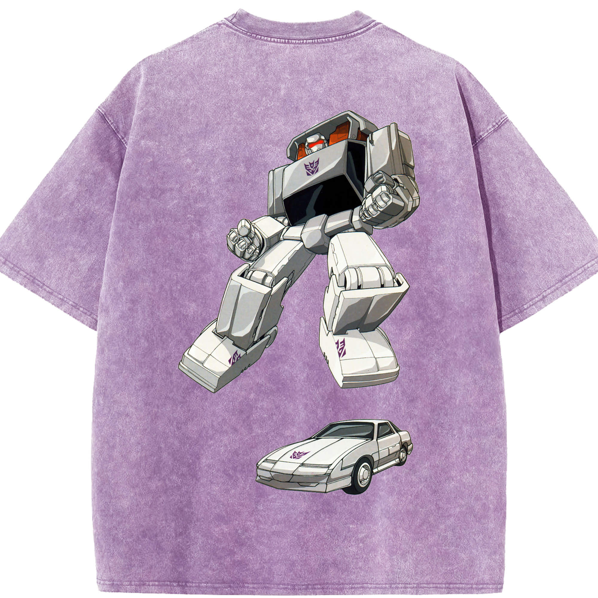 （画像用）  綿100% ヴィンテージ風 半袖Tシャツ（背面プリント）